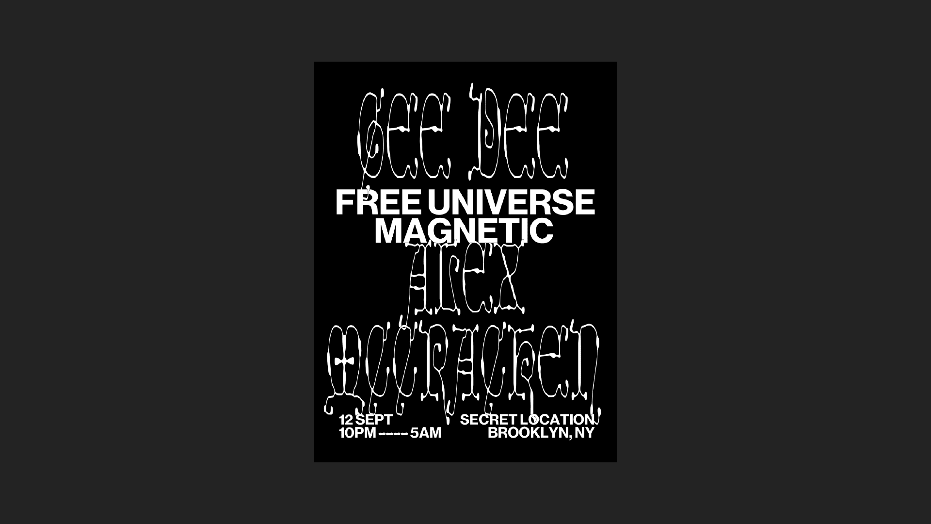 Magnetic X Free Universe W/ Gee Dee + Alex Mccracken Cover