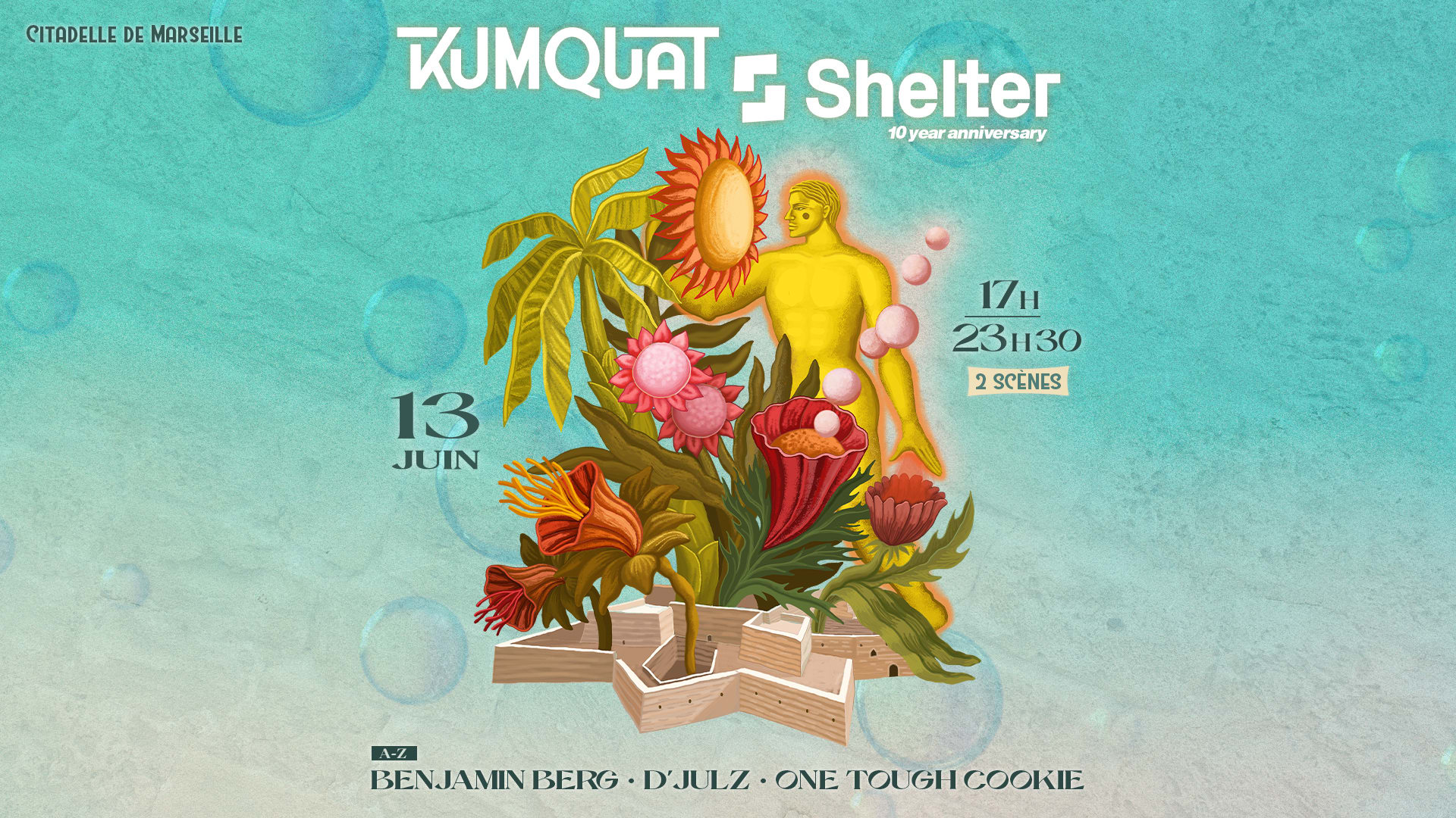 Kumquat Invites Shelter Amsterdam At Citadelle De Marseille Cover