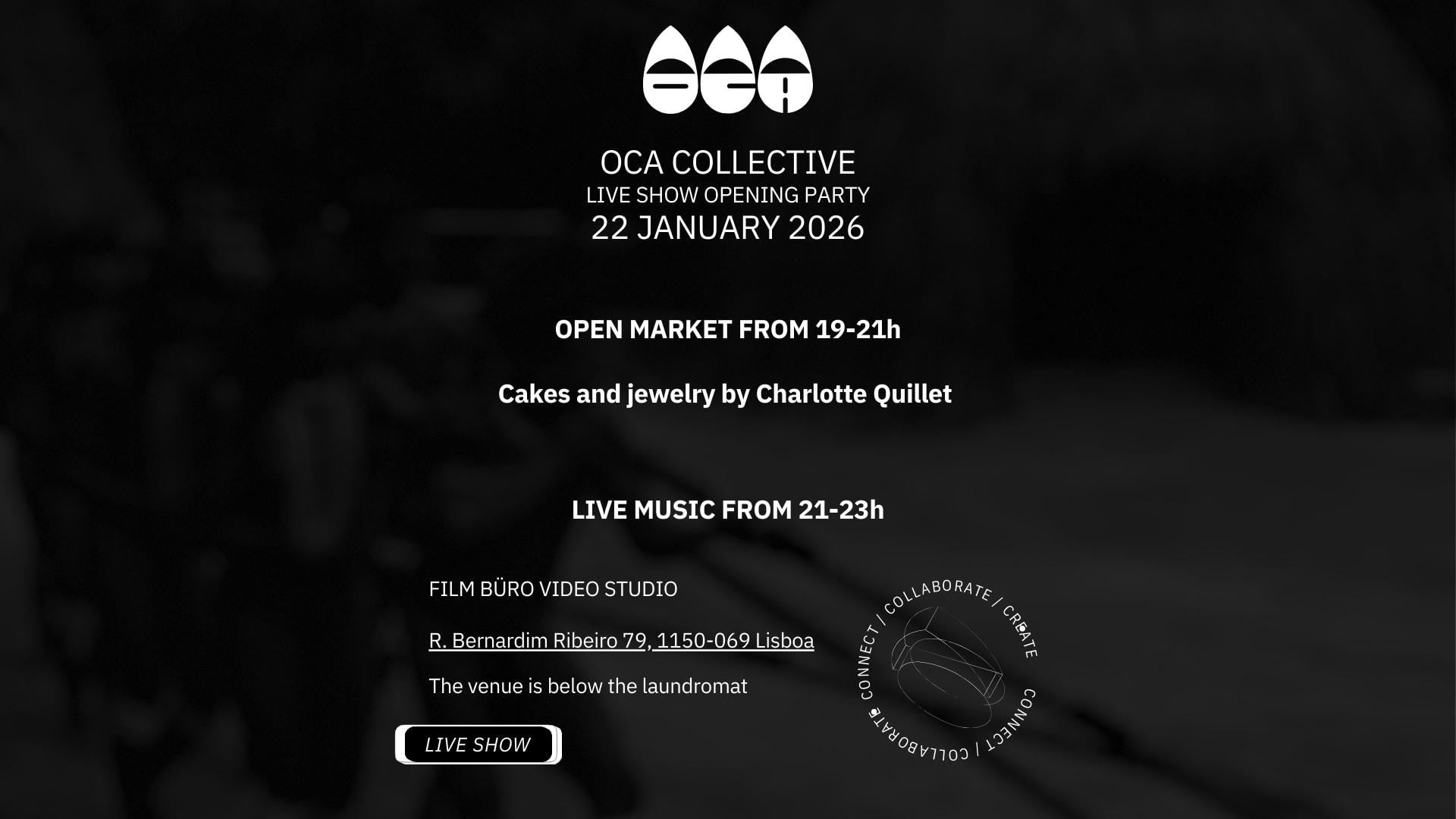 Oca Collective - Live Show Opening Party Cover