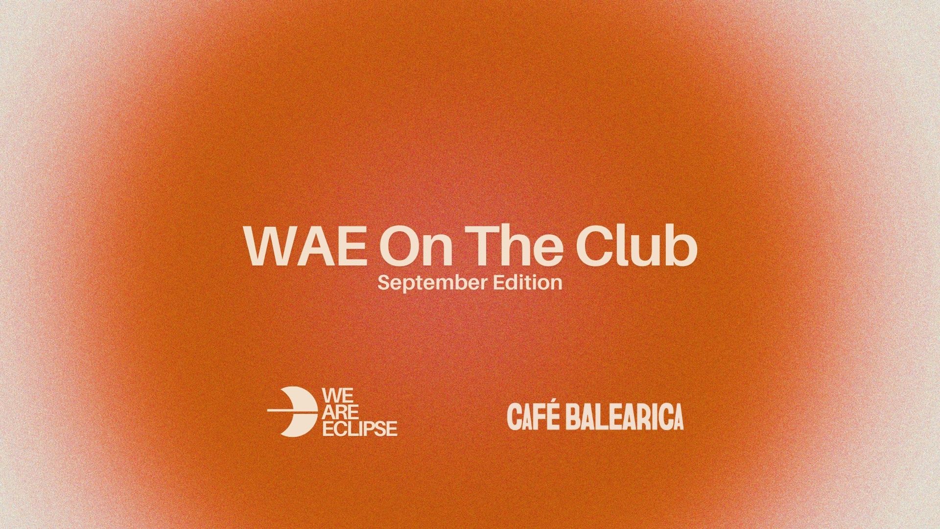 Wae On The Club: September Edition (Night Party) Cover