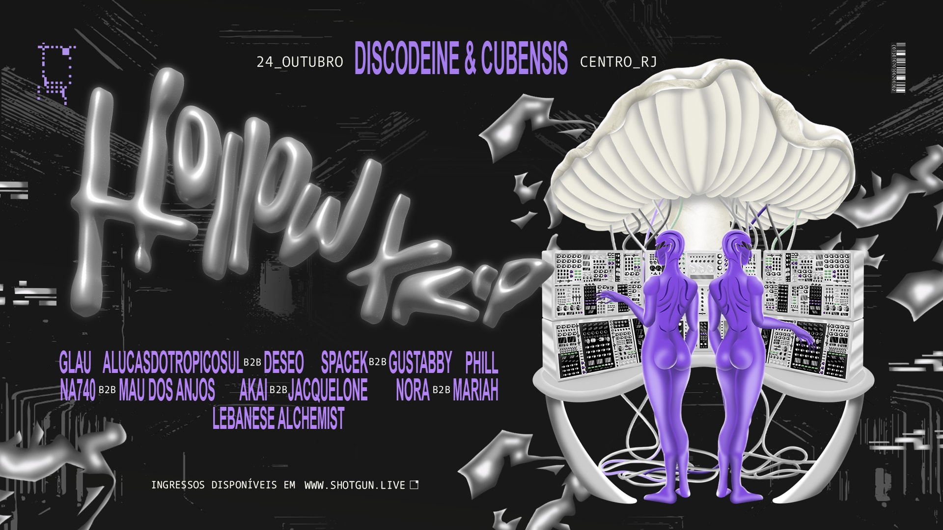 Discodeine & Cubensis: Hollow Trip Cover