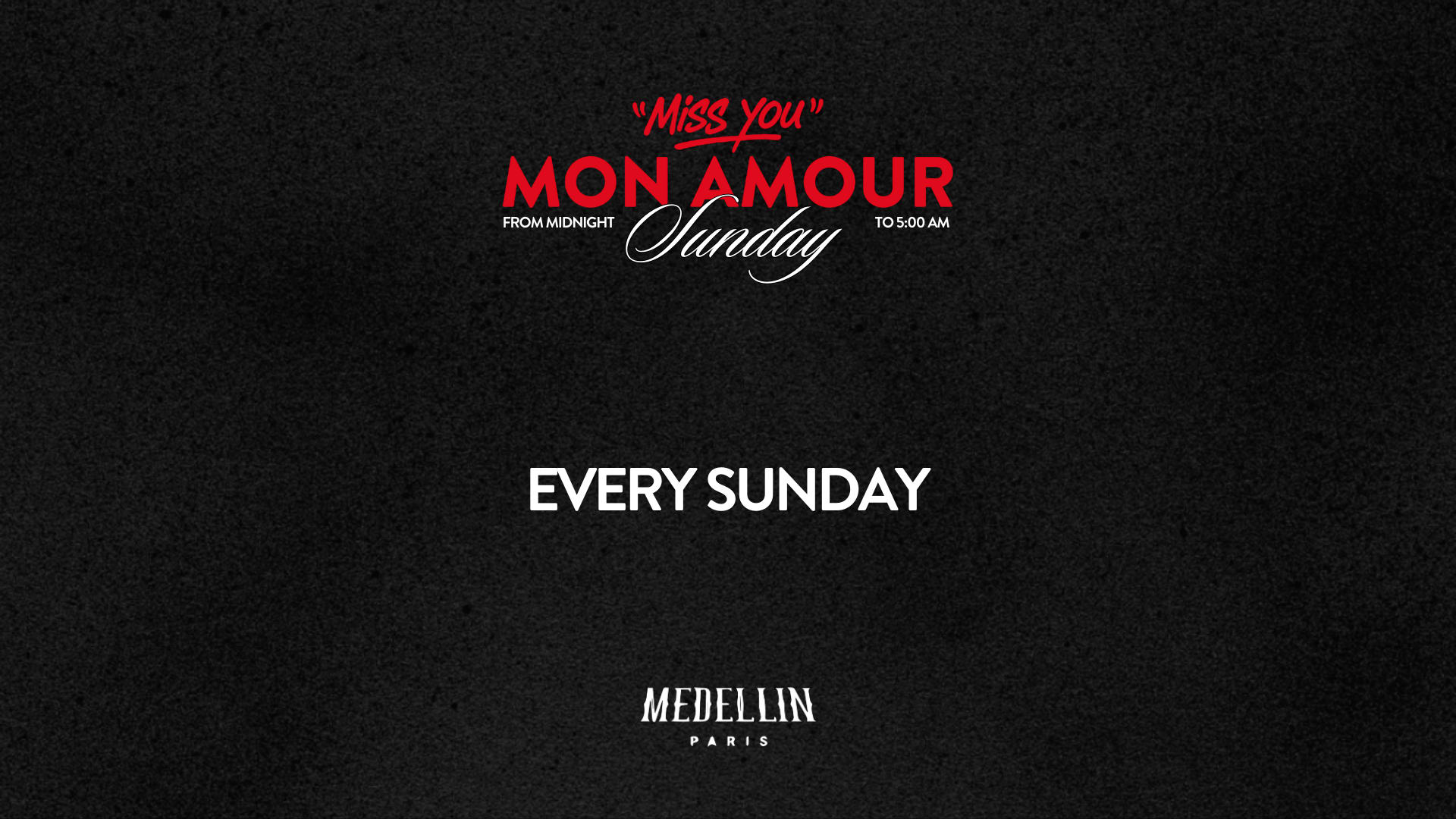 Miss You Mon Amour Cover