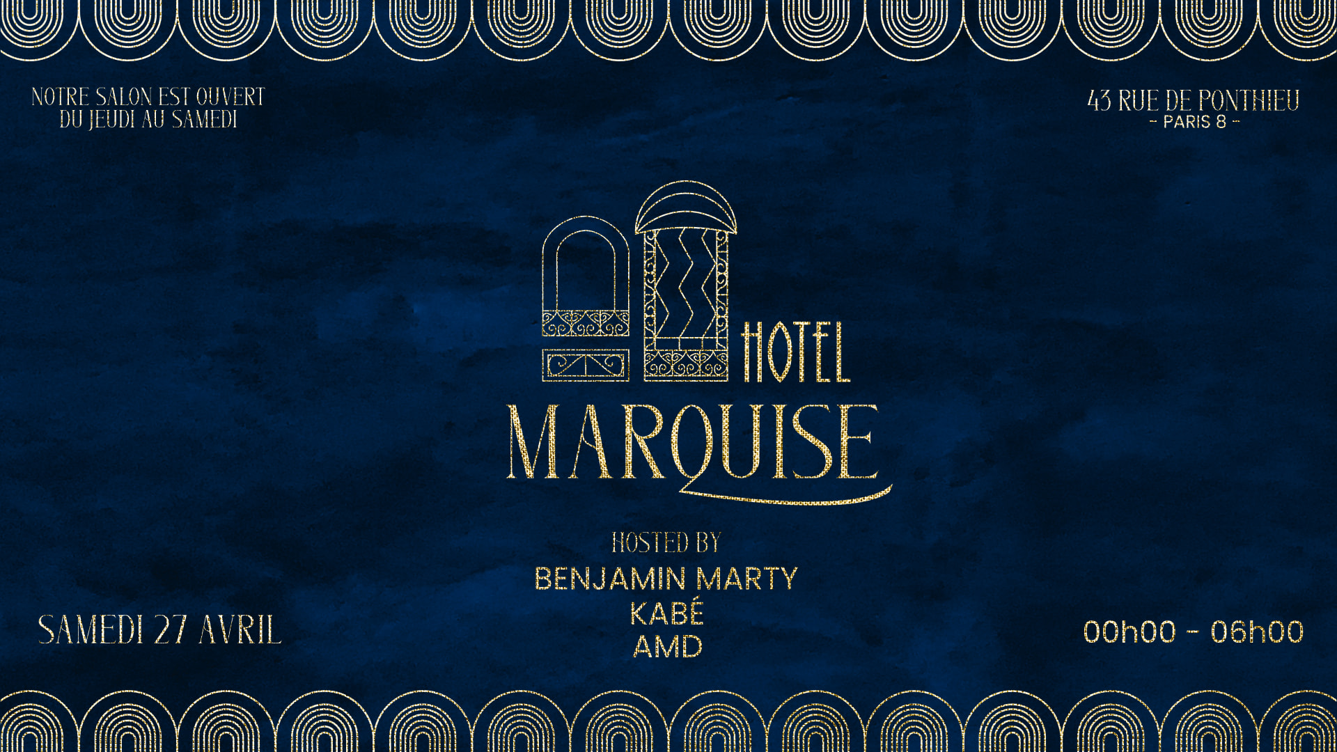 Hotel Marquise Invite Benjamin Marty Cover