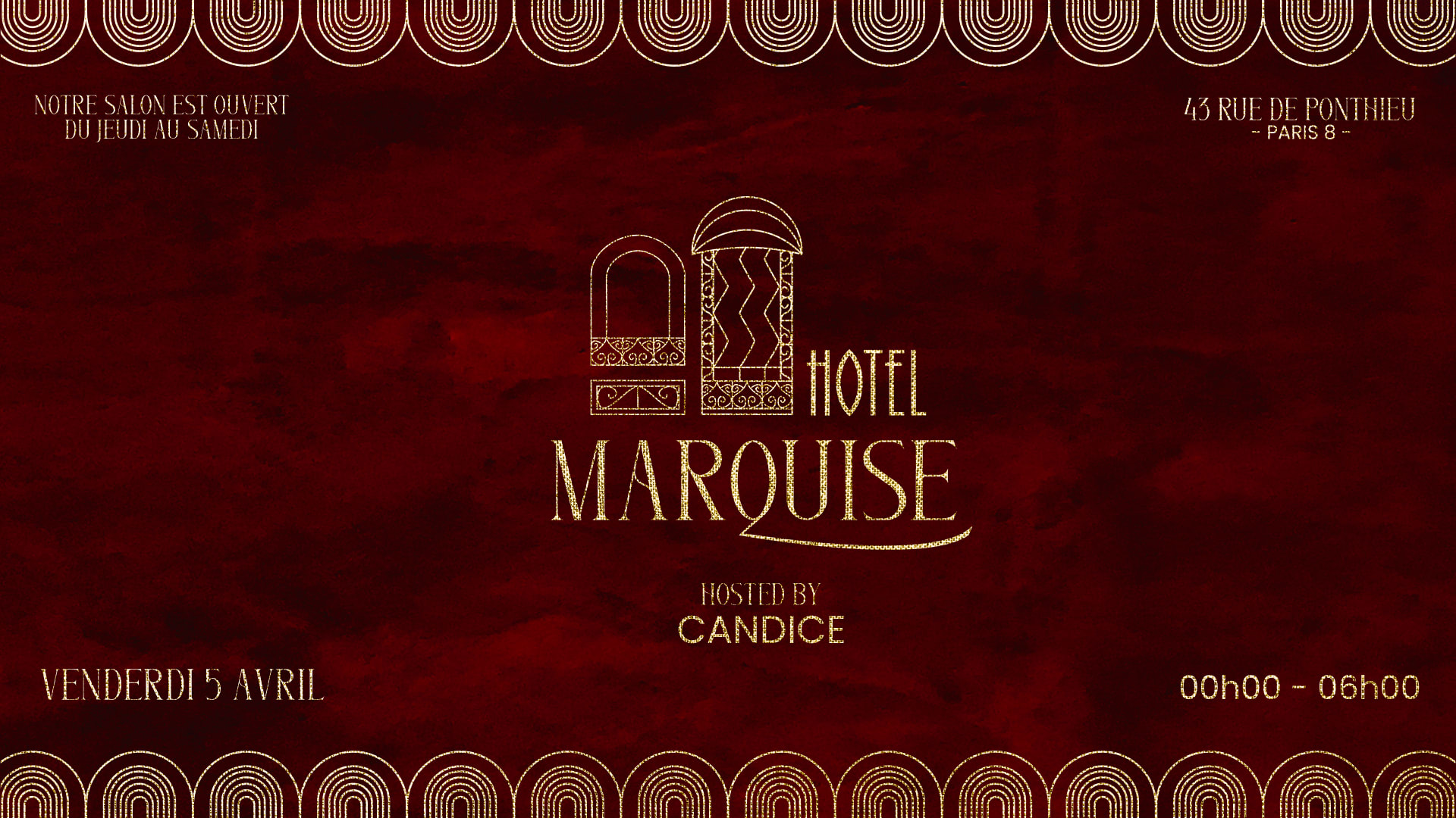 Hotel Marquise Invite Candice Cover