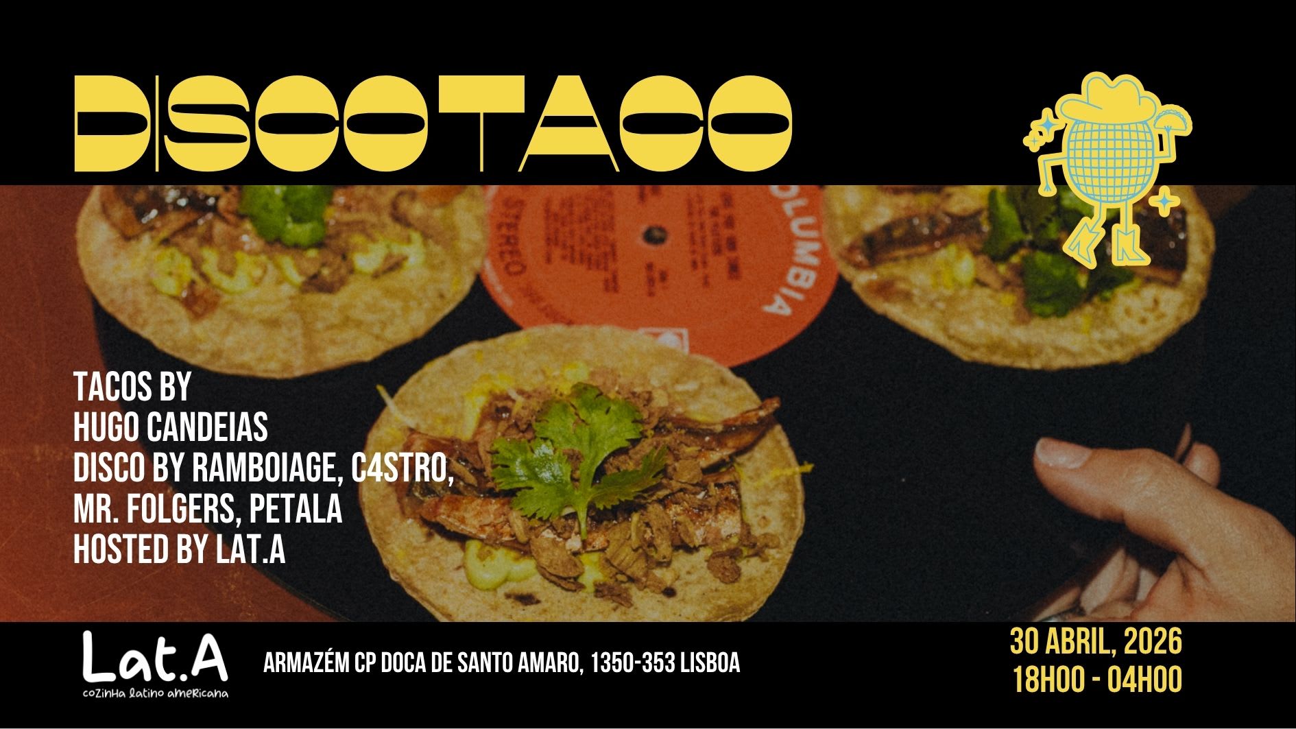 Disco Taco 30 De Abril Cover