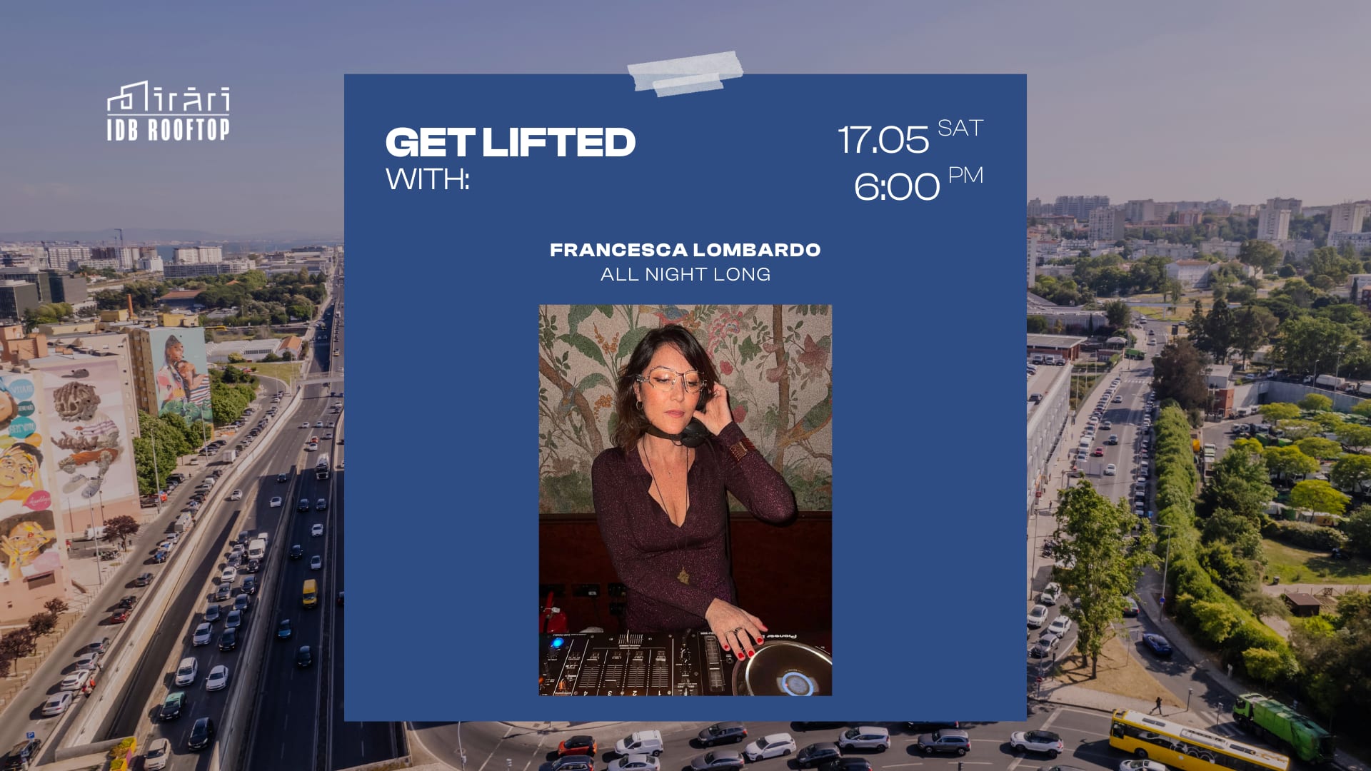 Get Lifted With: Francesca Lombardo (All Night Long) Cover
