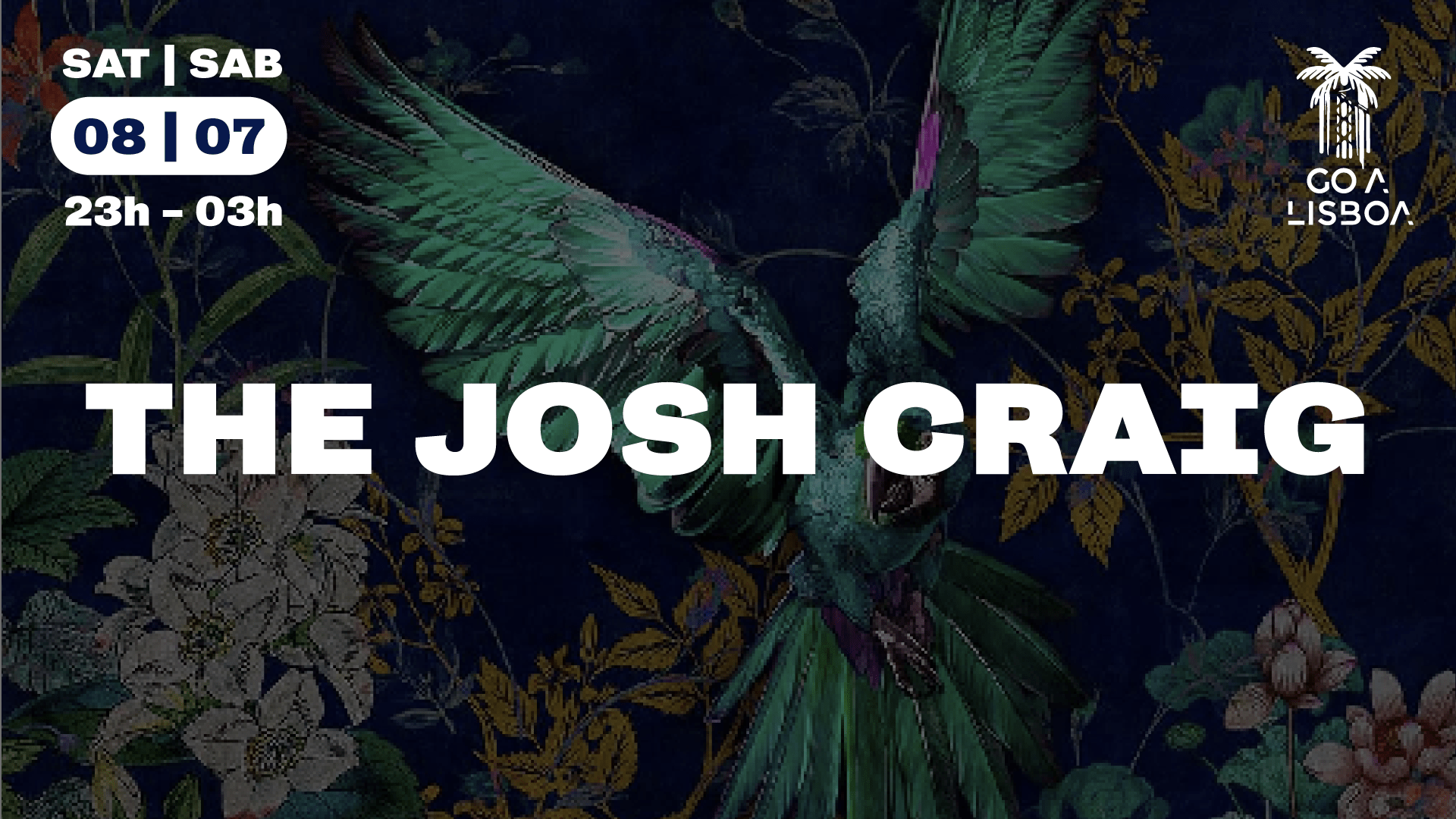 Sat 8 Jul • The Josh Craig • Club • Free Entry Cover
