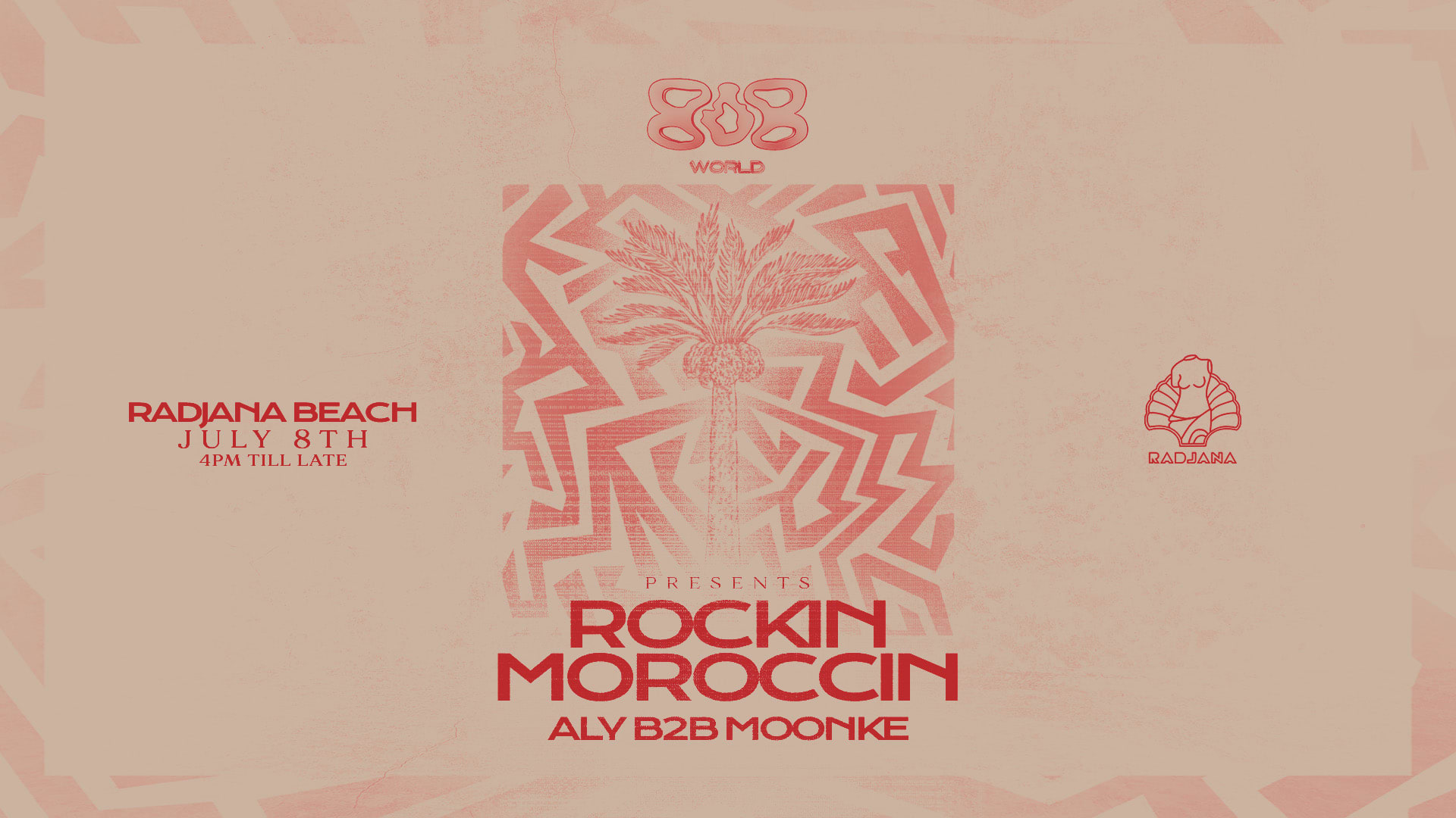808 Varna : Rockin Moroccin, Aly B2b Moonke Cover