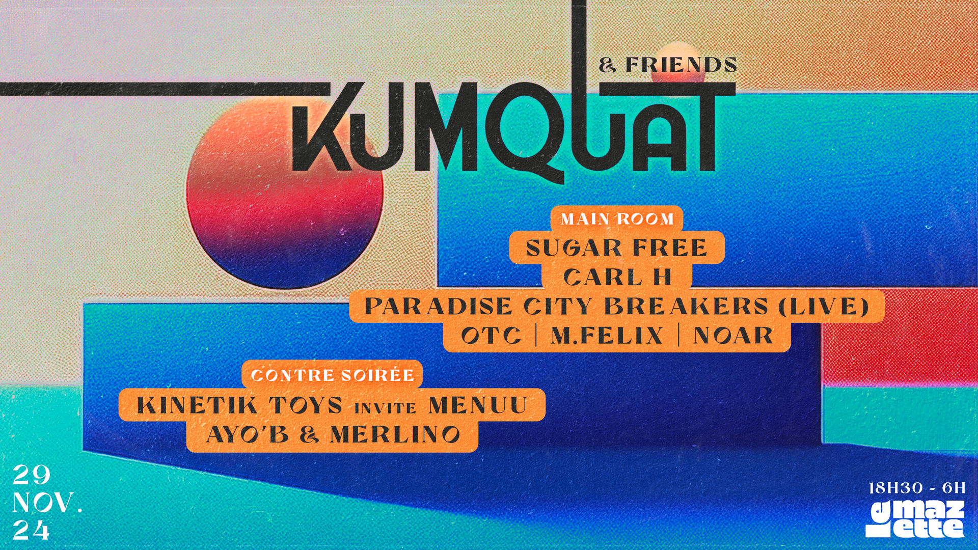 Kumquat W/ Sugar Free, Carl H, Paradise City Breakers (Live) Cover