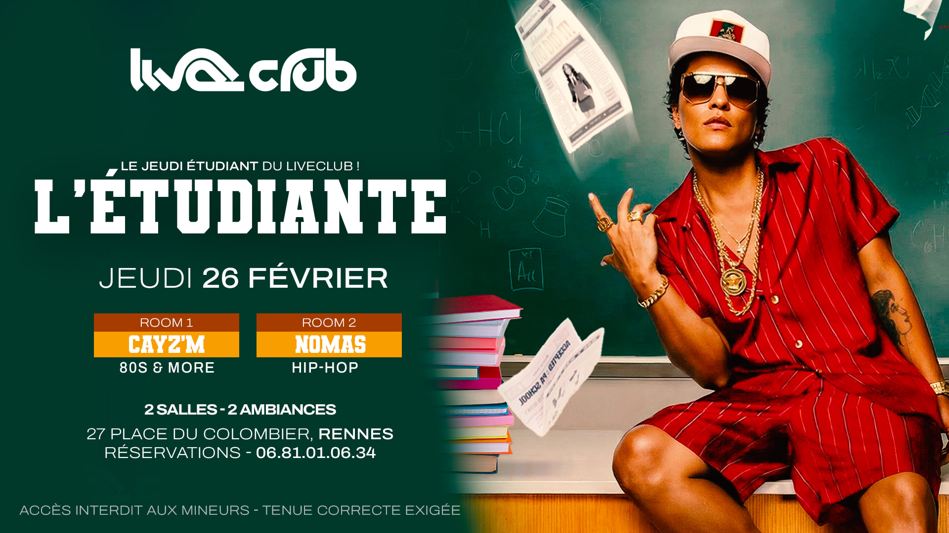 L'etudiante : Dj Nomas(R2) & Cayz'm (R1) Cover