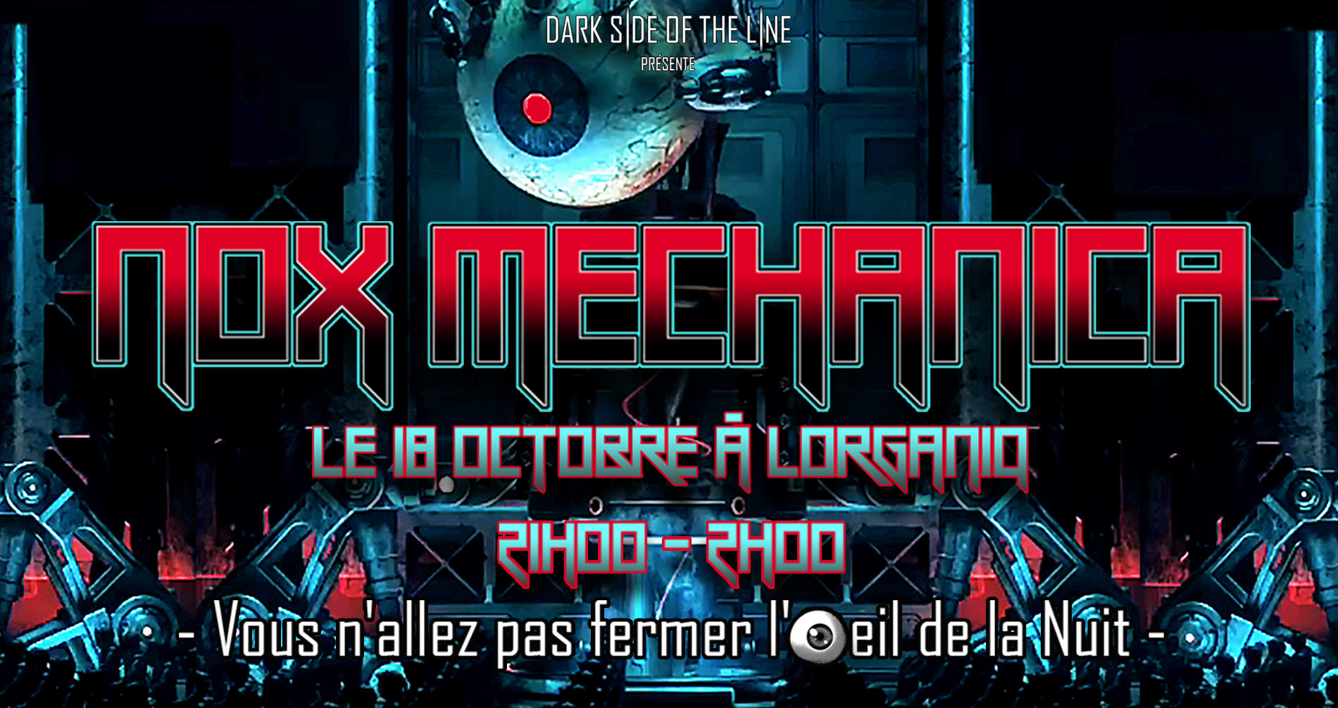 Dark Side Of The Line Présente: Nox Mechanica Cover