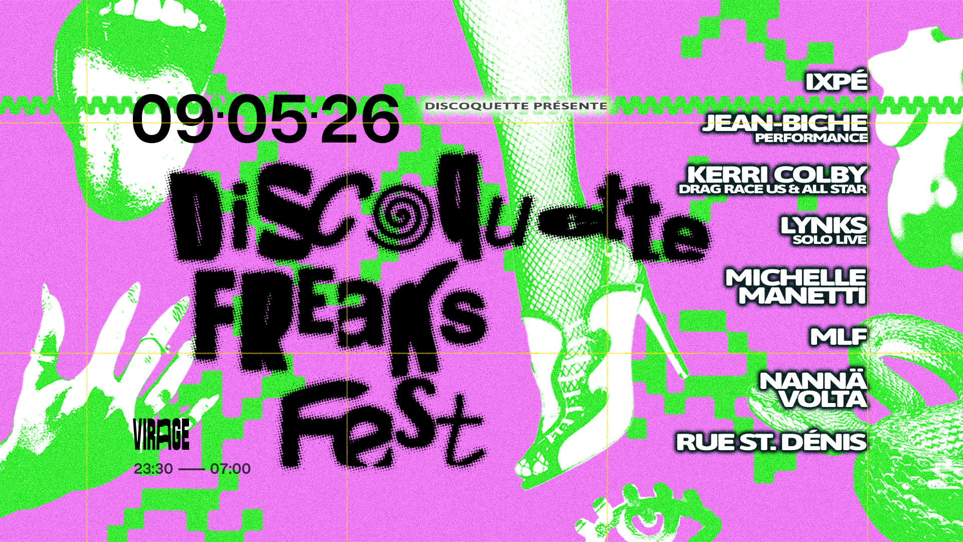 Discoquette Freaks : Kerri Colby, Lynks, Michelle Manetti Cover