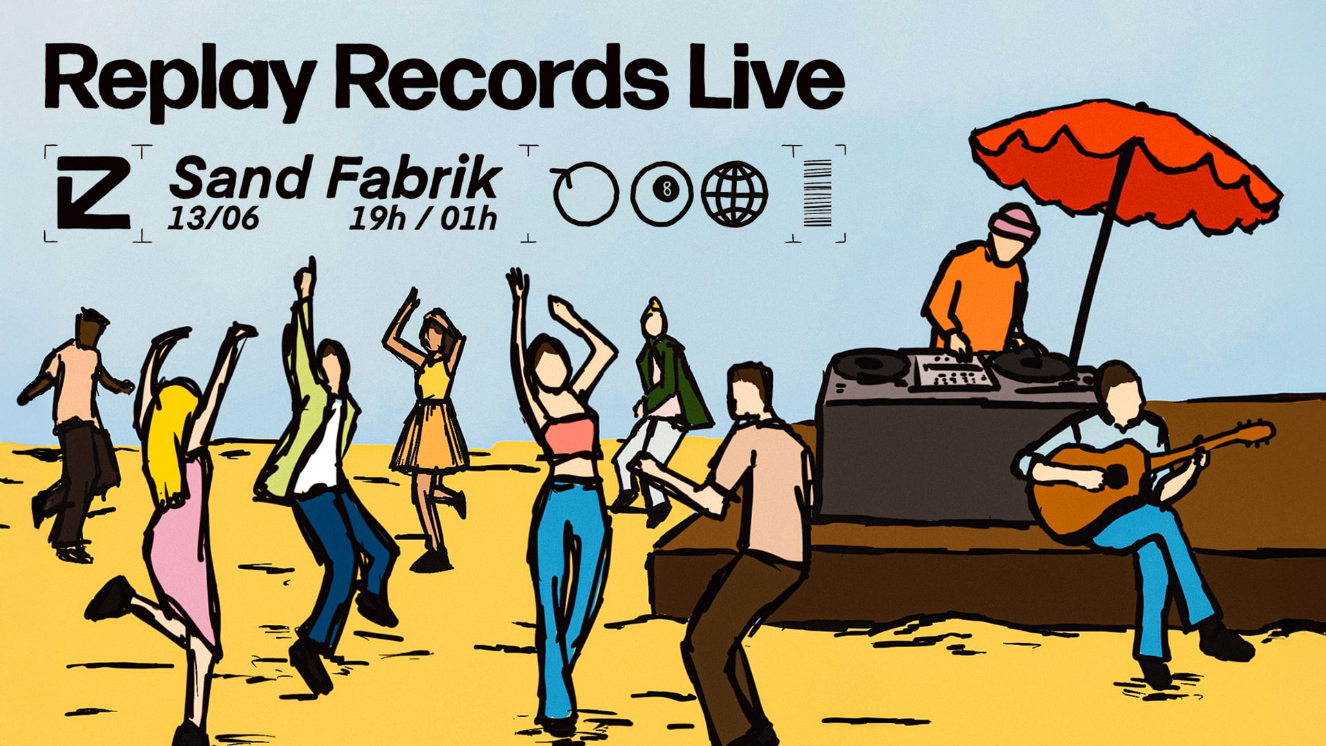 Replay Records Live X Sand Fabrik Cover