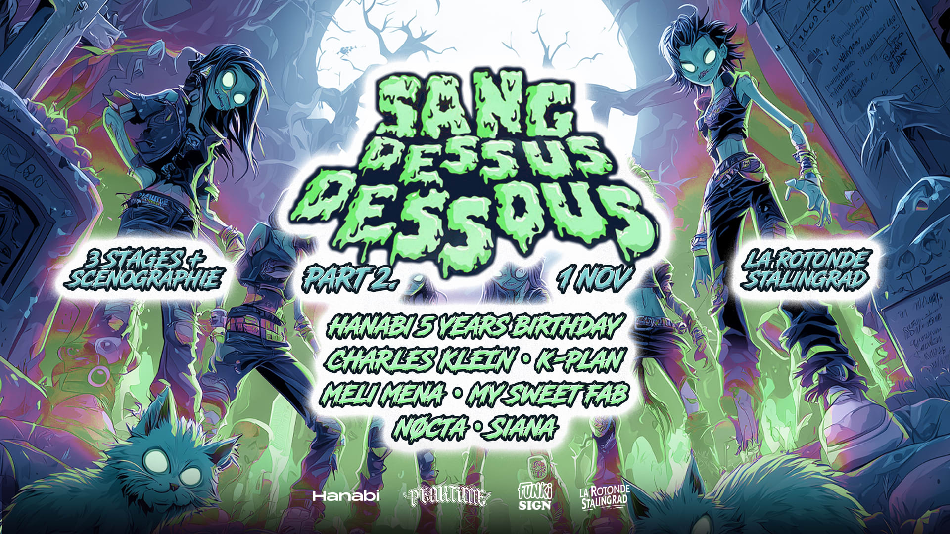 Sang Dessus Dessous · Halloween Xxl · Hanabi 5 Years Party Cover