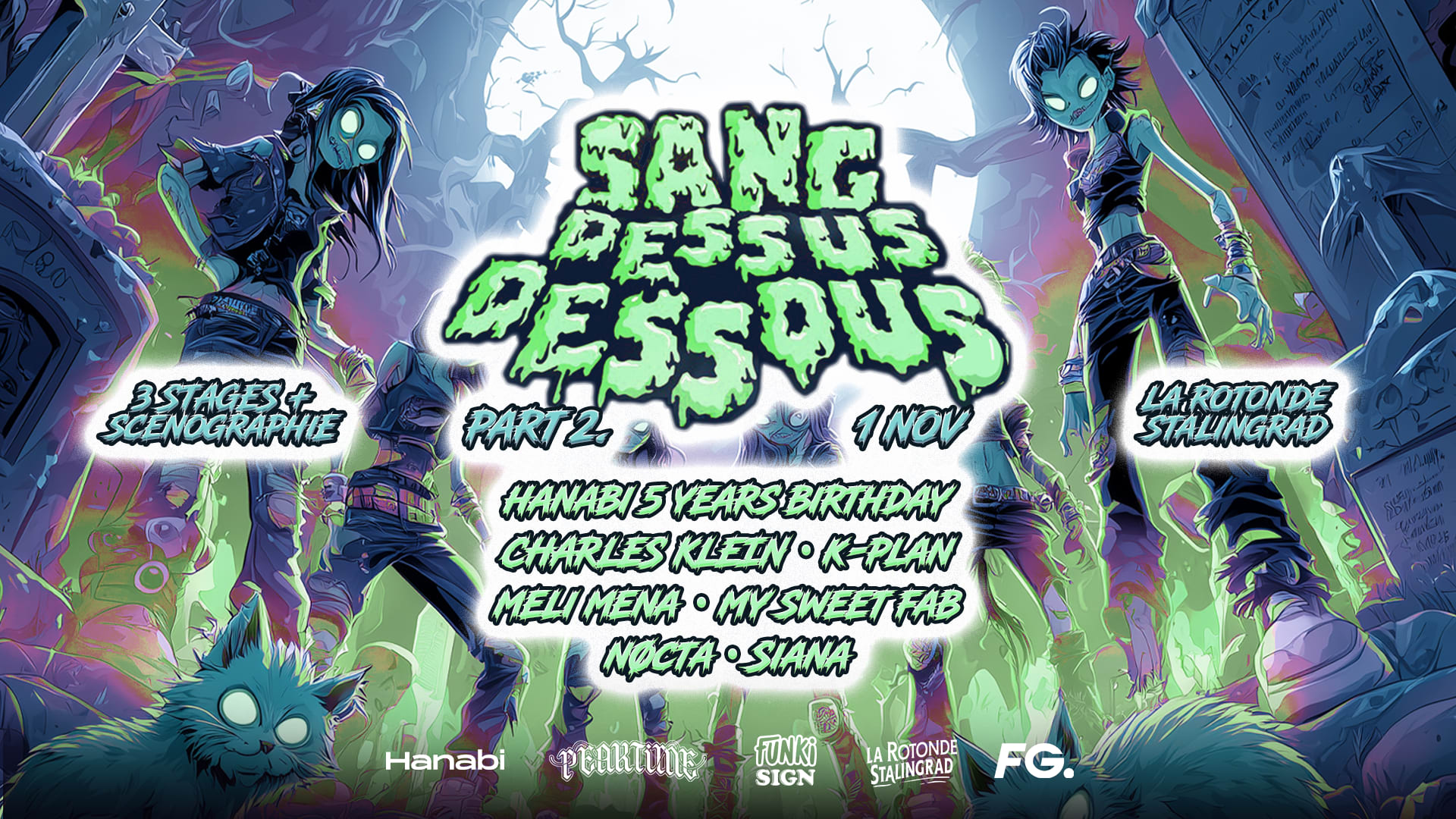 Sang Dessus Dessous · Halloween Xxl · Hanabi 5 Years Party Cover