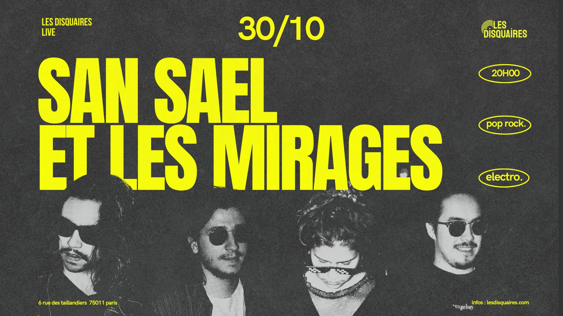 San Sael Et Les Mirages - Live Cover