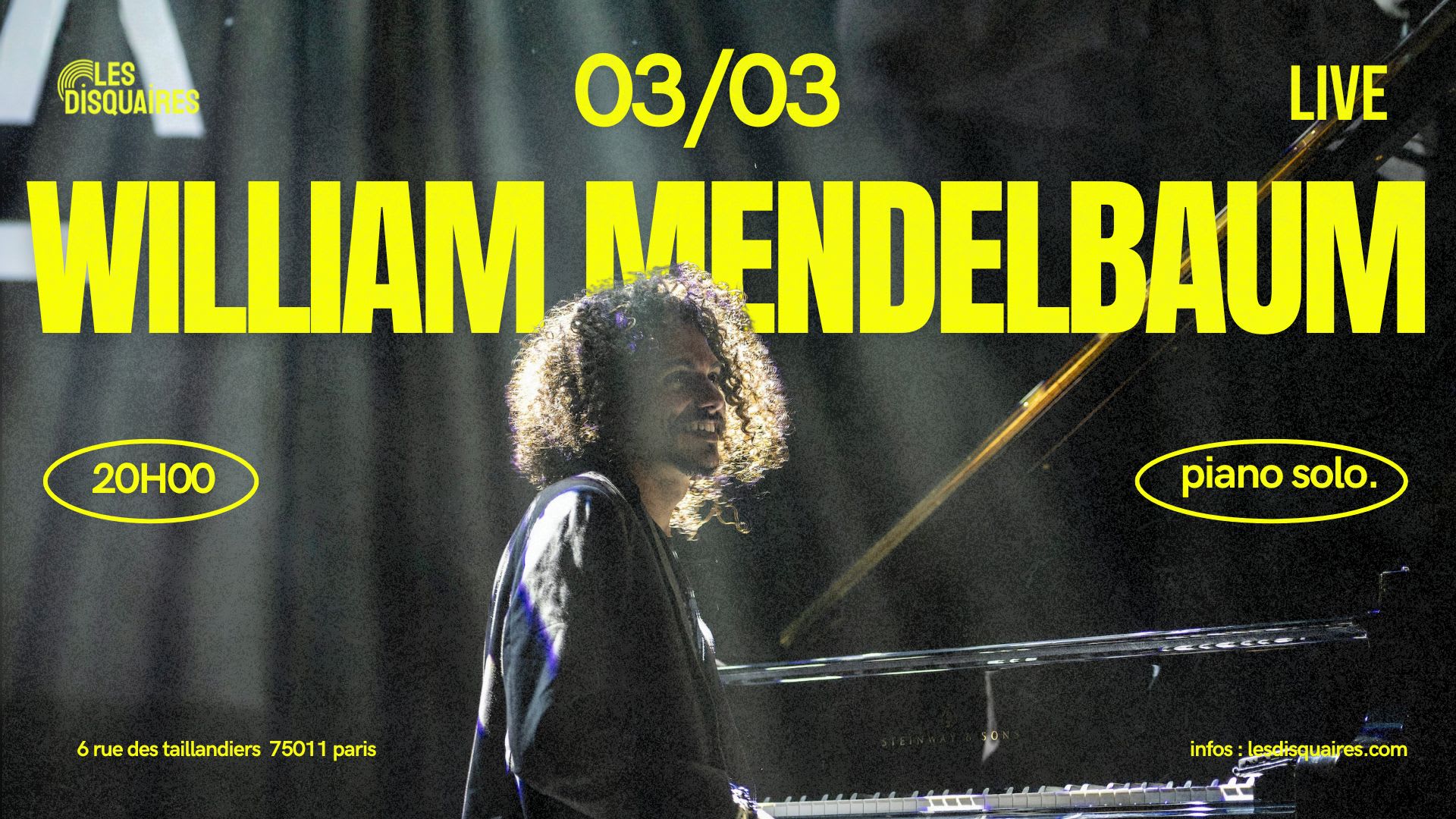 William Mendelbaum - Live Cover