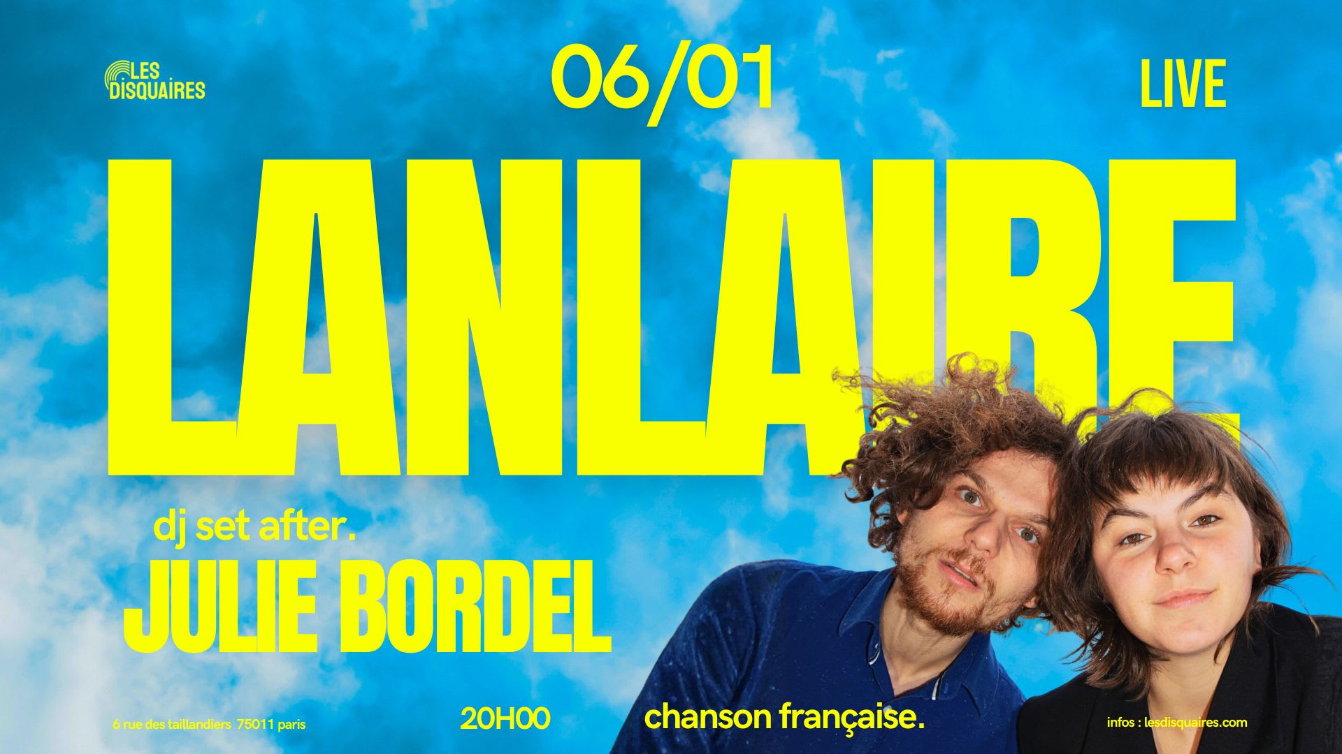 Lanlaire [Live] X Julie Bordel [Club] Cover