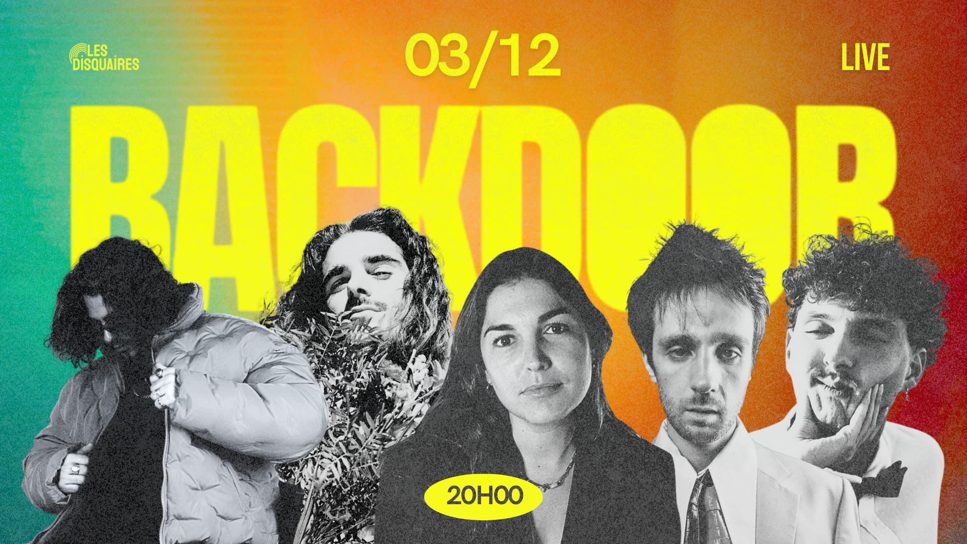 Backdoor X Les Disquaires - Lives Cover