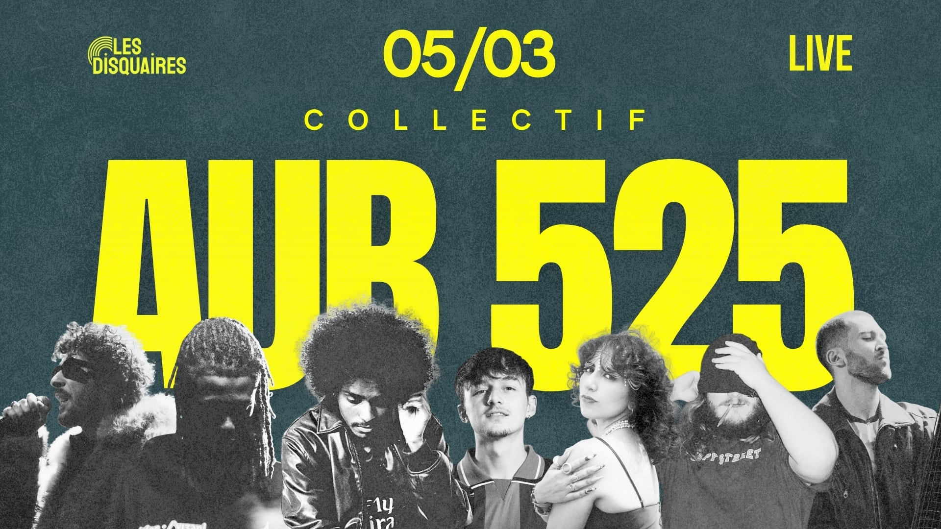 Aub 525 & Co. - Live Cover