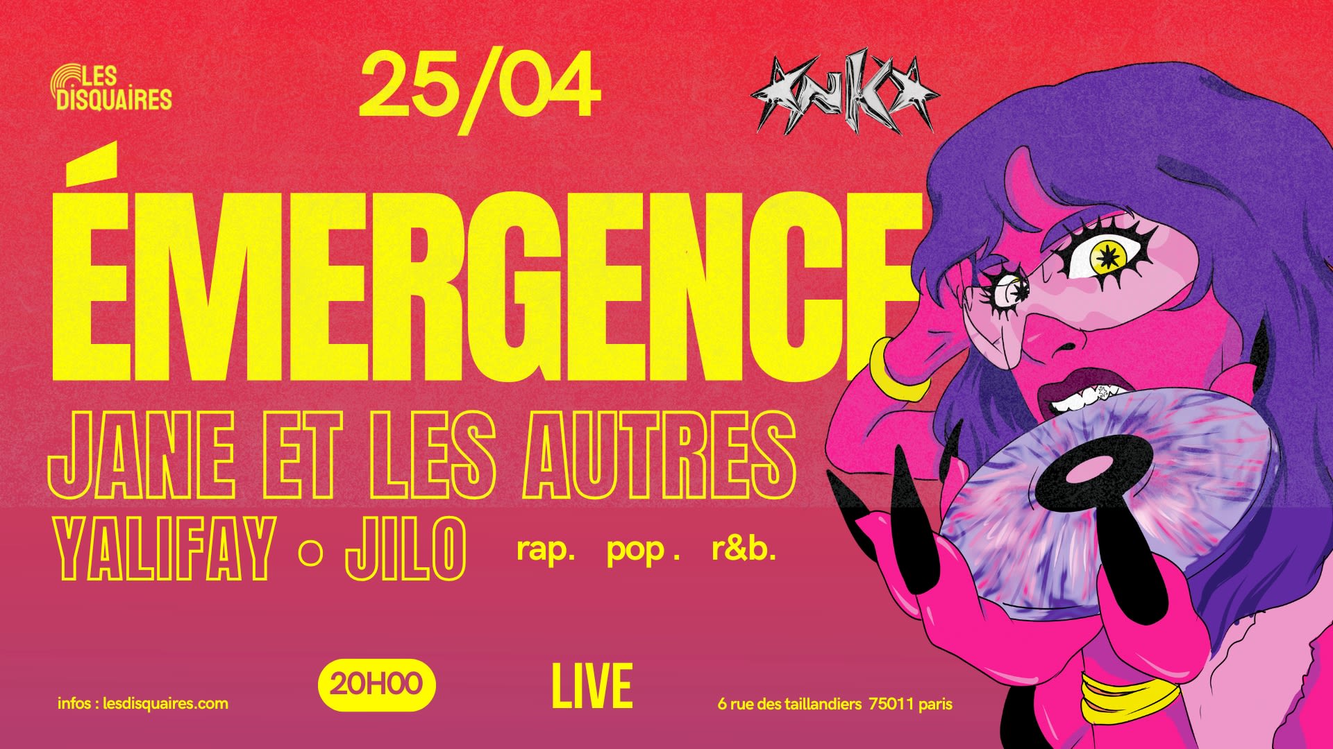 La Soirée Émergence - Live Cover