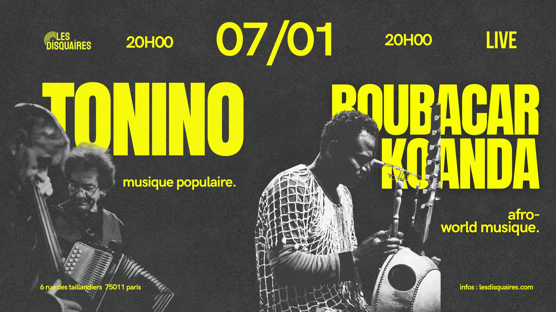 Boubacar Koanda X Tonino - Live Cover