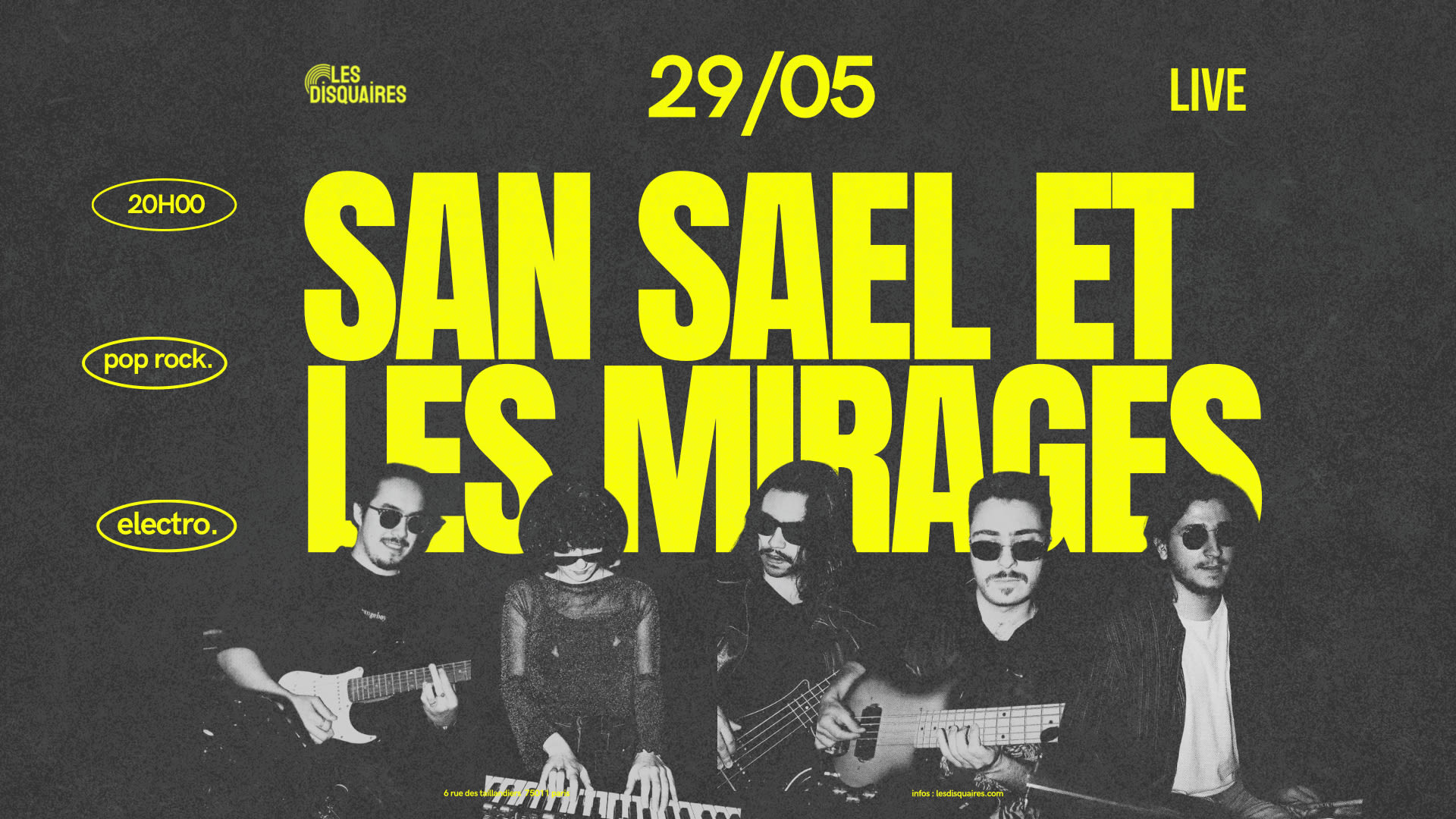 San Sael Et Les Mirages - Live Cover