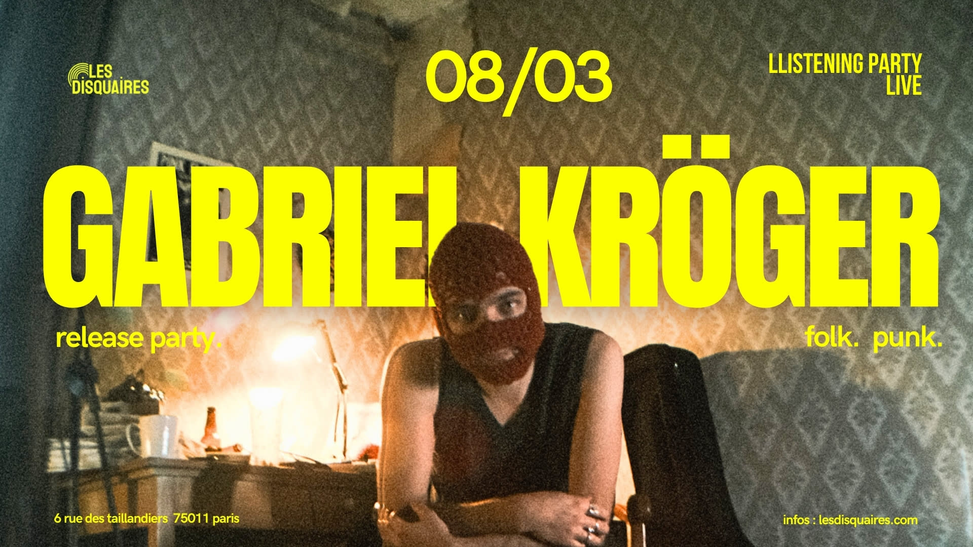 Gabriel Kröger - Listening Party / Live Cover