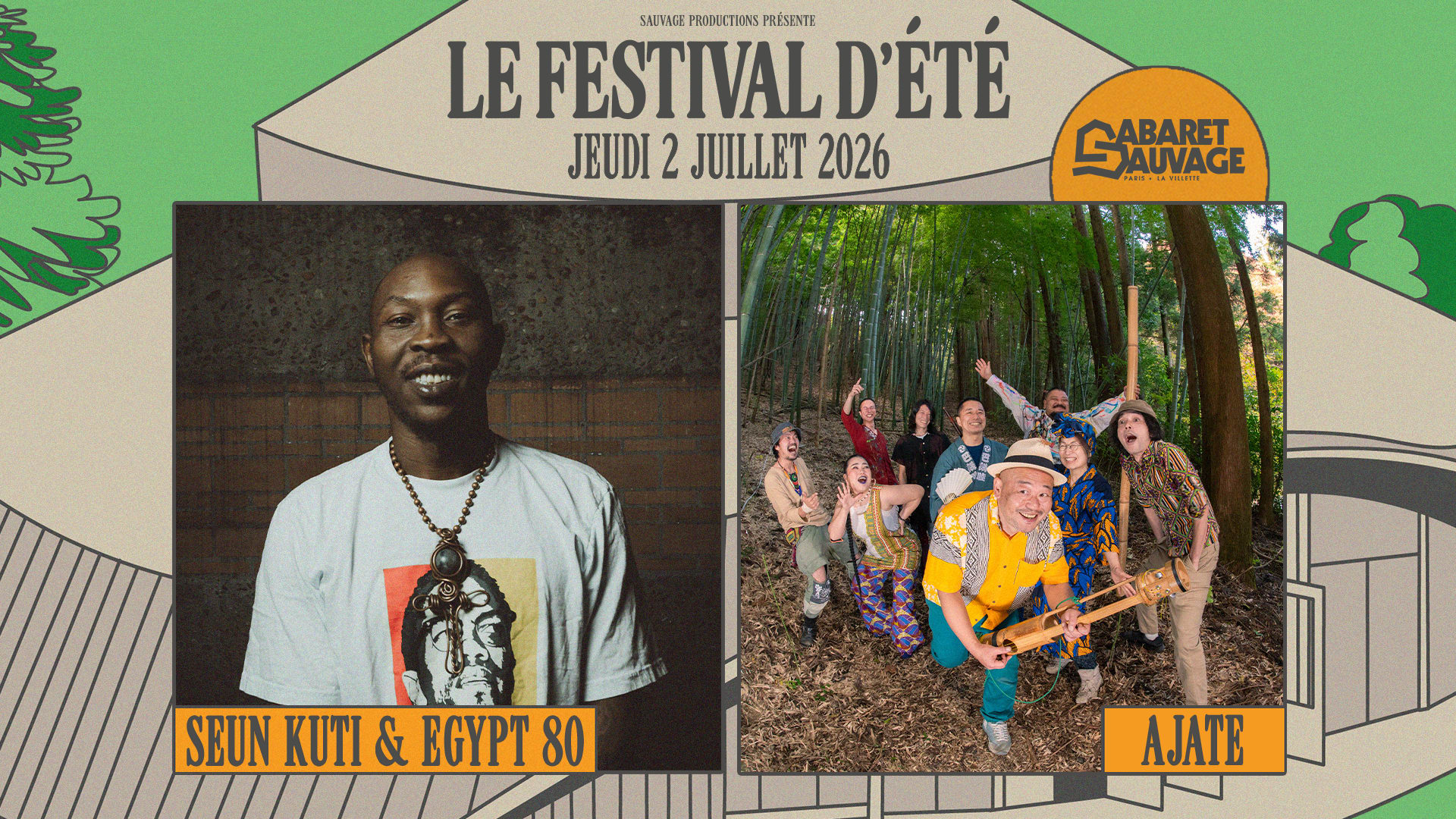 Festival D’Été • Seun Kuti & Egypt 80 I Ajate Cover