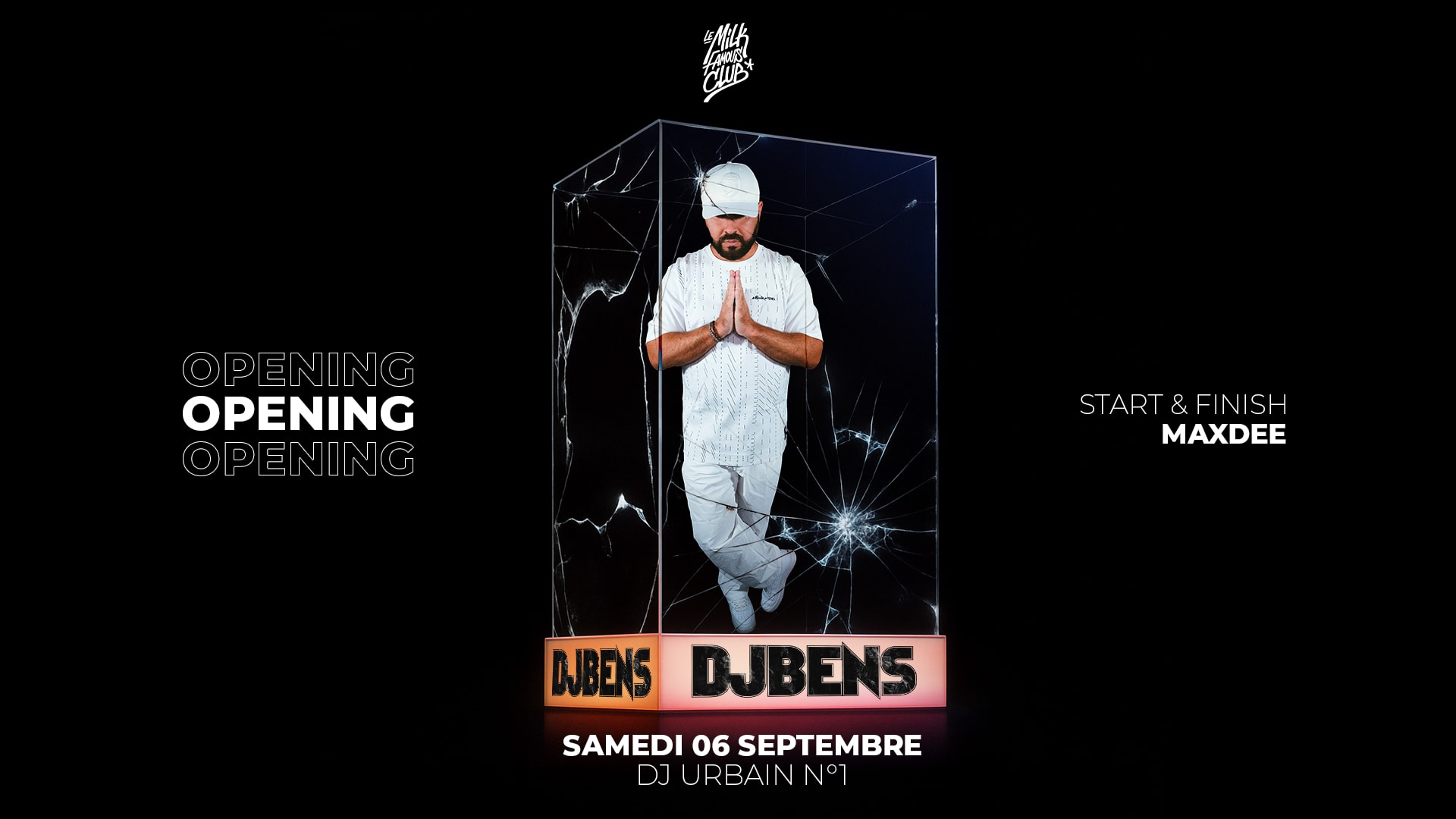 Sam 06 Sept - Opening W/ Dj Bens Cover