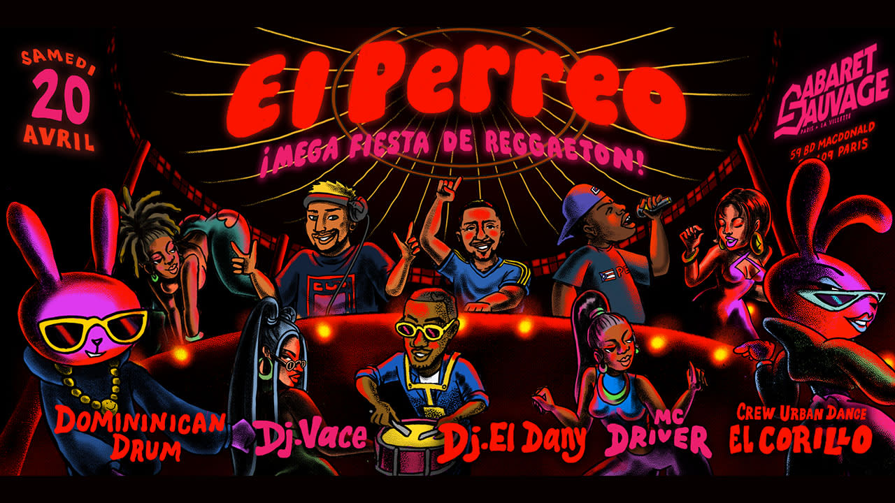 El Perreo ¡ Mega Fiesta De Reggaeton ! 20 Avril 2024 Cover