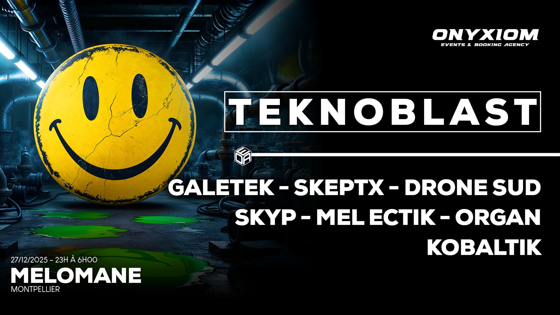 Teknoblast - W/ Galetek, Skeptx & More Cover