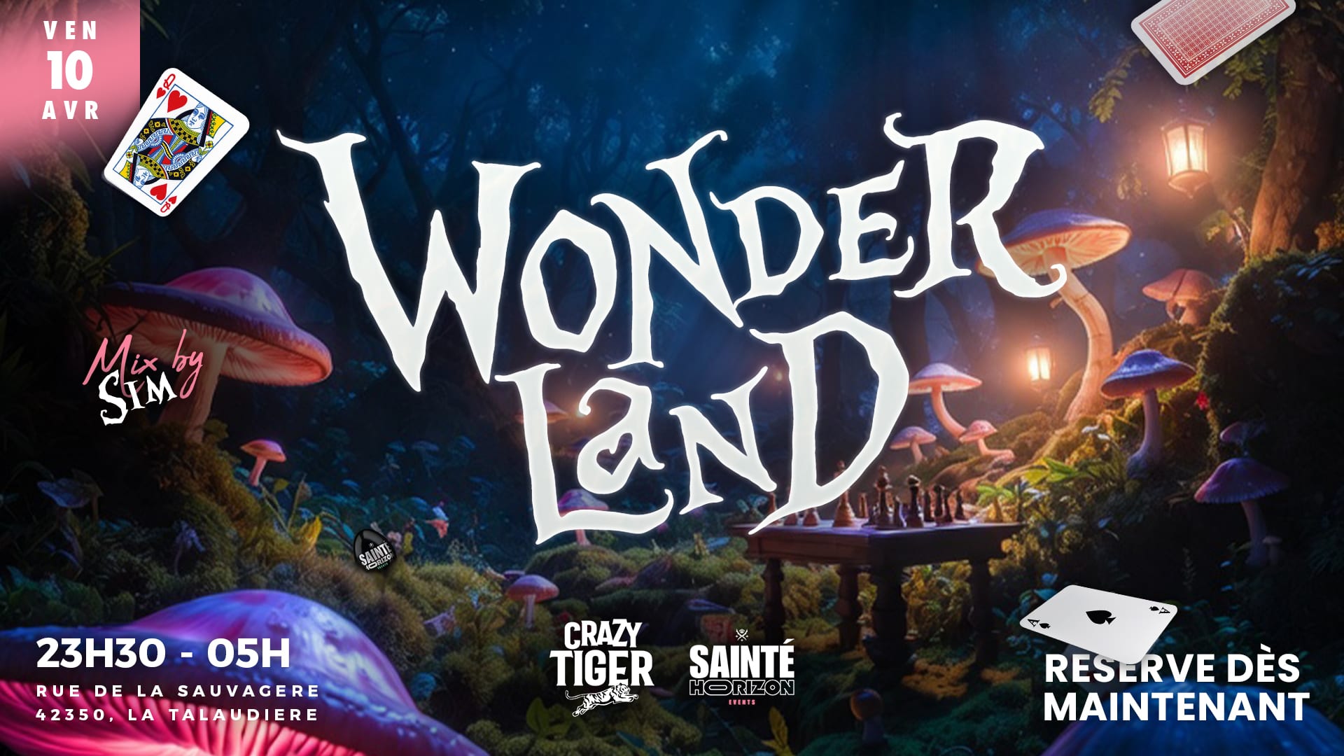 Welcome To Wonderland - Vendredi 10 Avril Cover