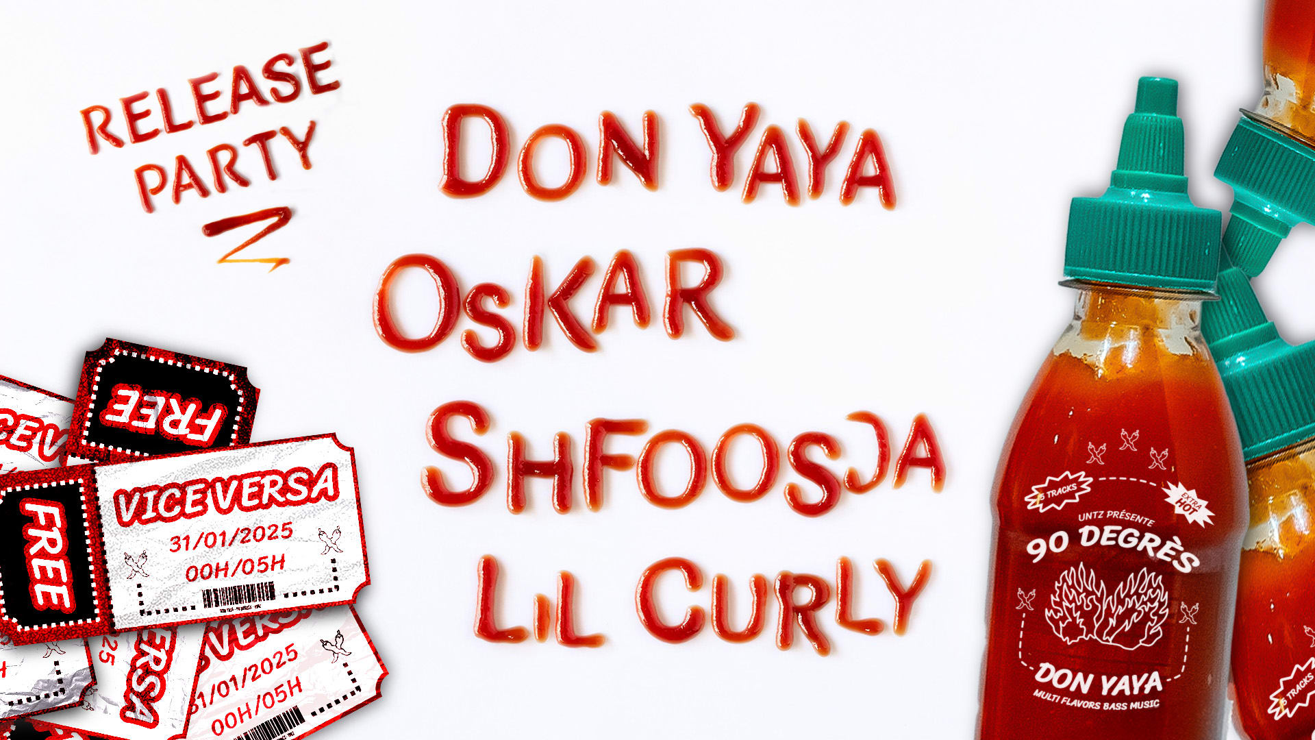 Don Yaya, 90° Release Party @Vice-Versa Cover