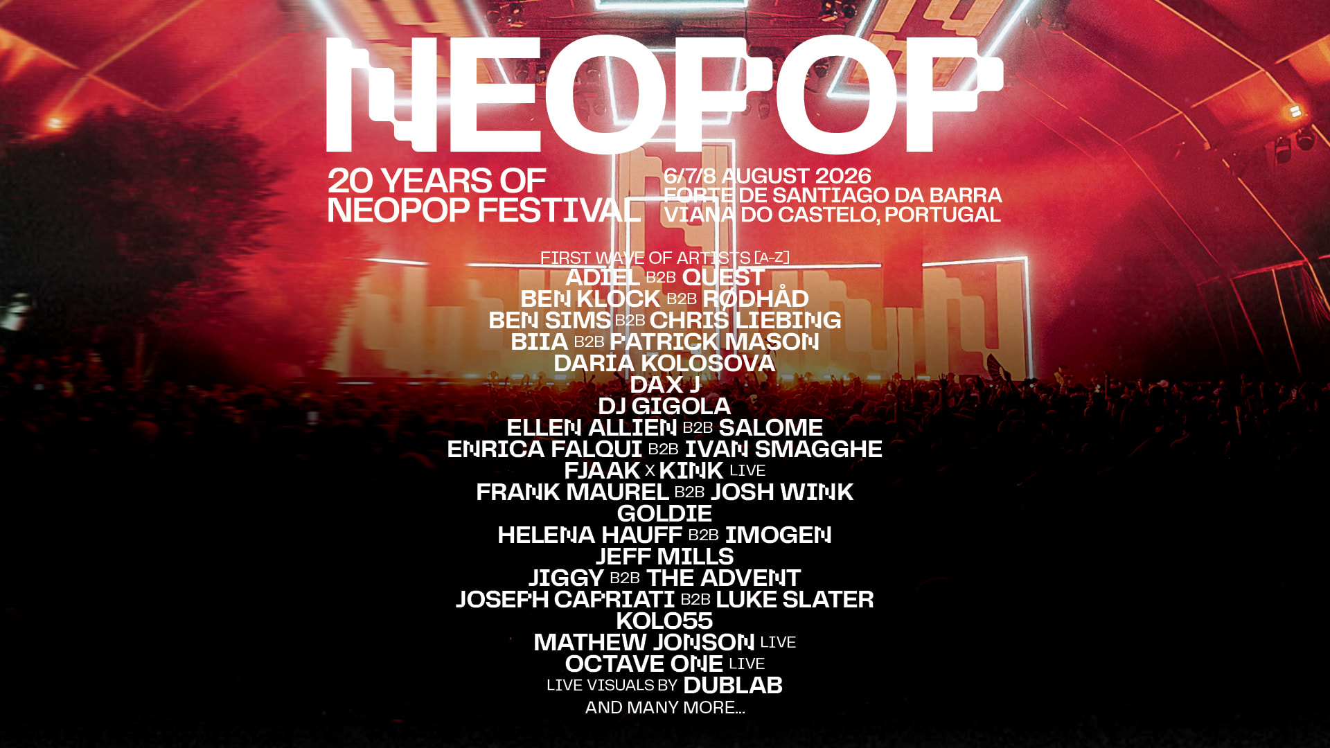 Neopop Festival 2026 Cover