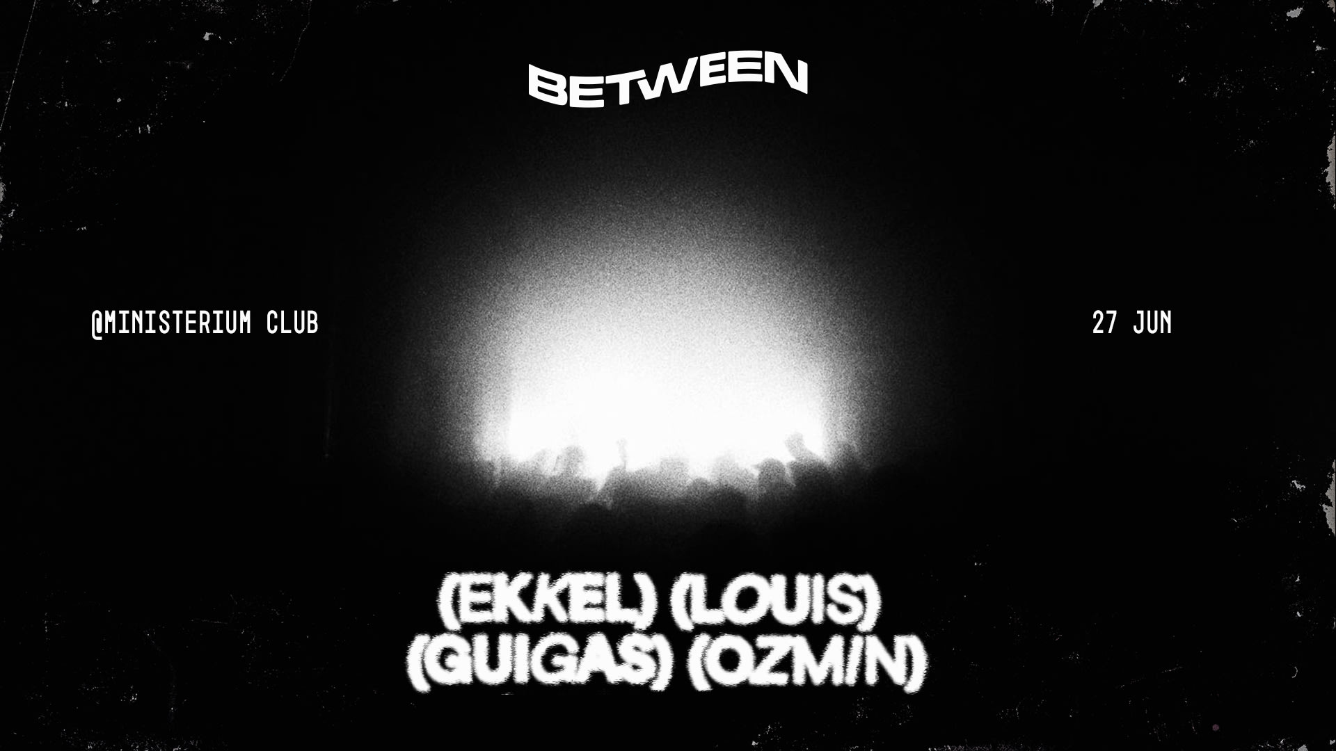Between Showcase @ Ministerium Club Cover