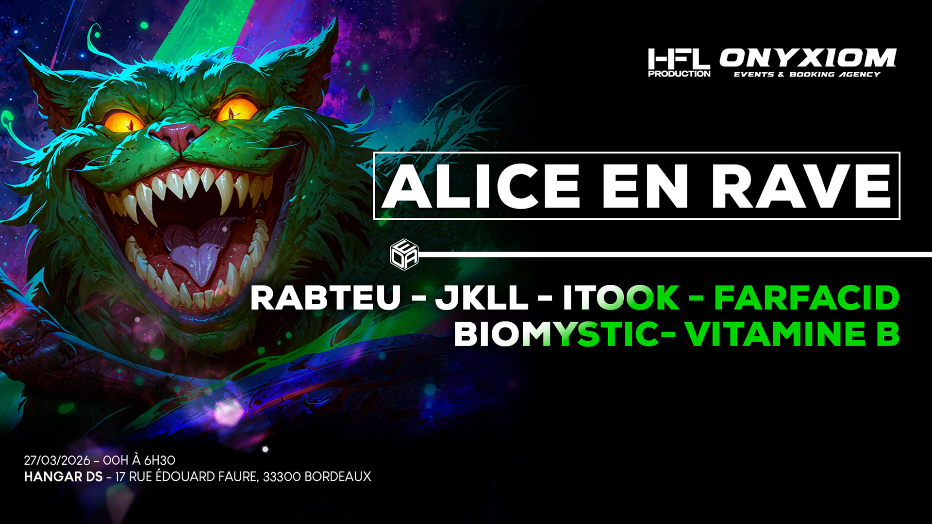Alice En Rave - Onyxiom X Hfl Production Cover