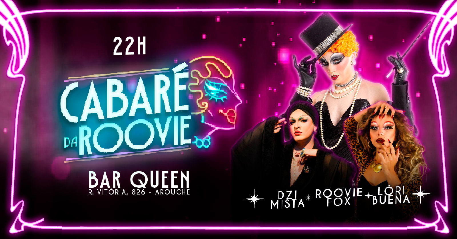 Cabaré Da Roovie Com Dzi Mista E Lóri Buena No Bar Queen! Cover