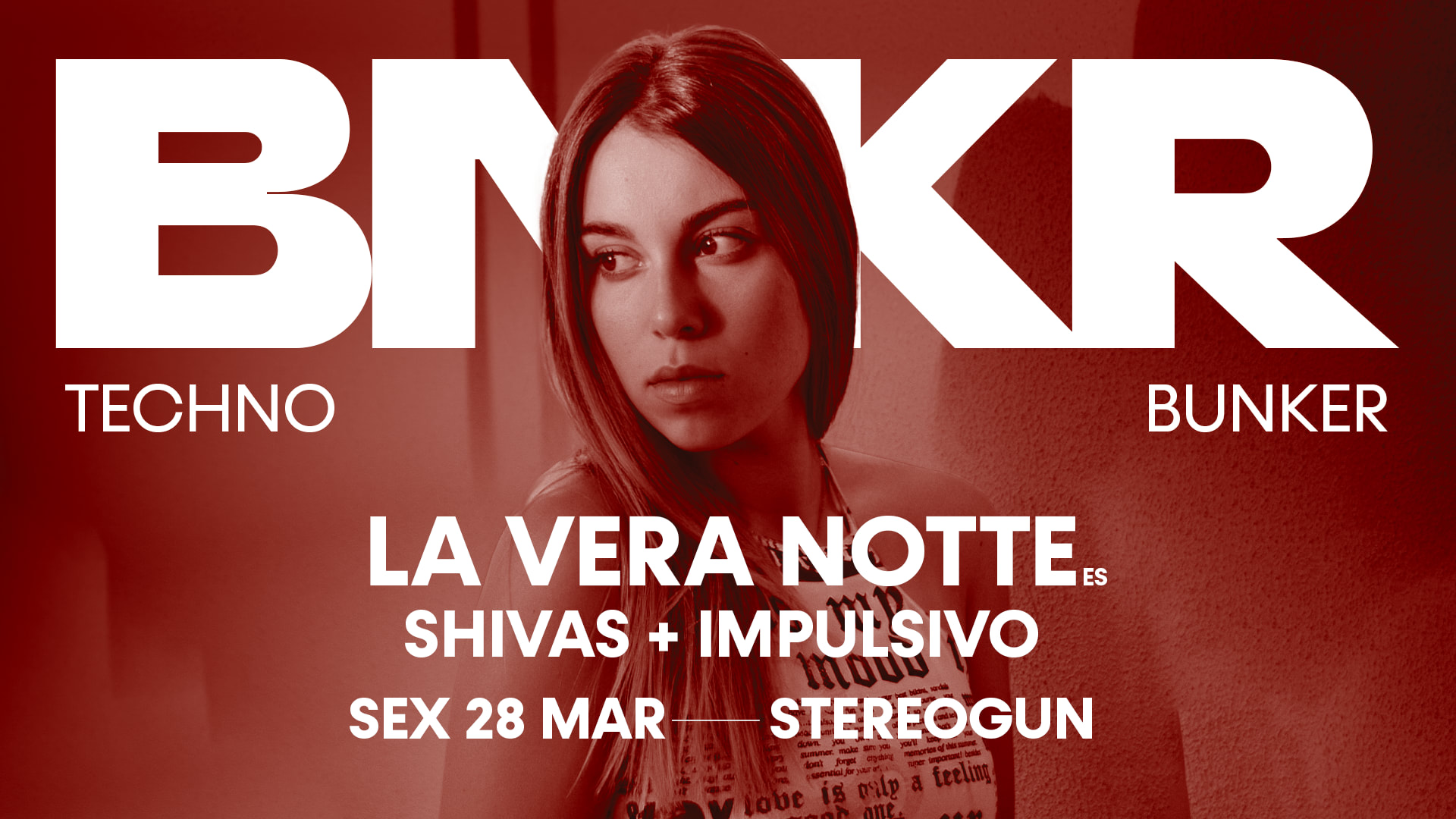 Techno Bunker - La Vera Notte (Es) Na Stereogun Cover