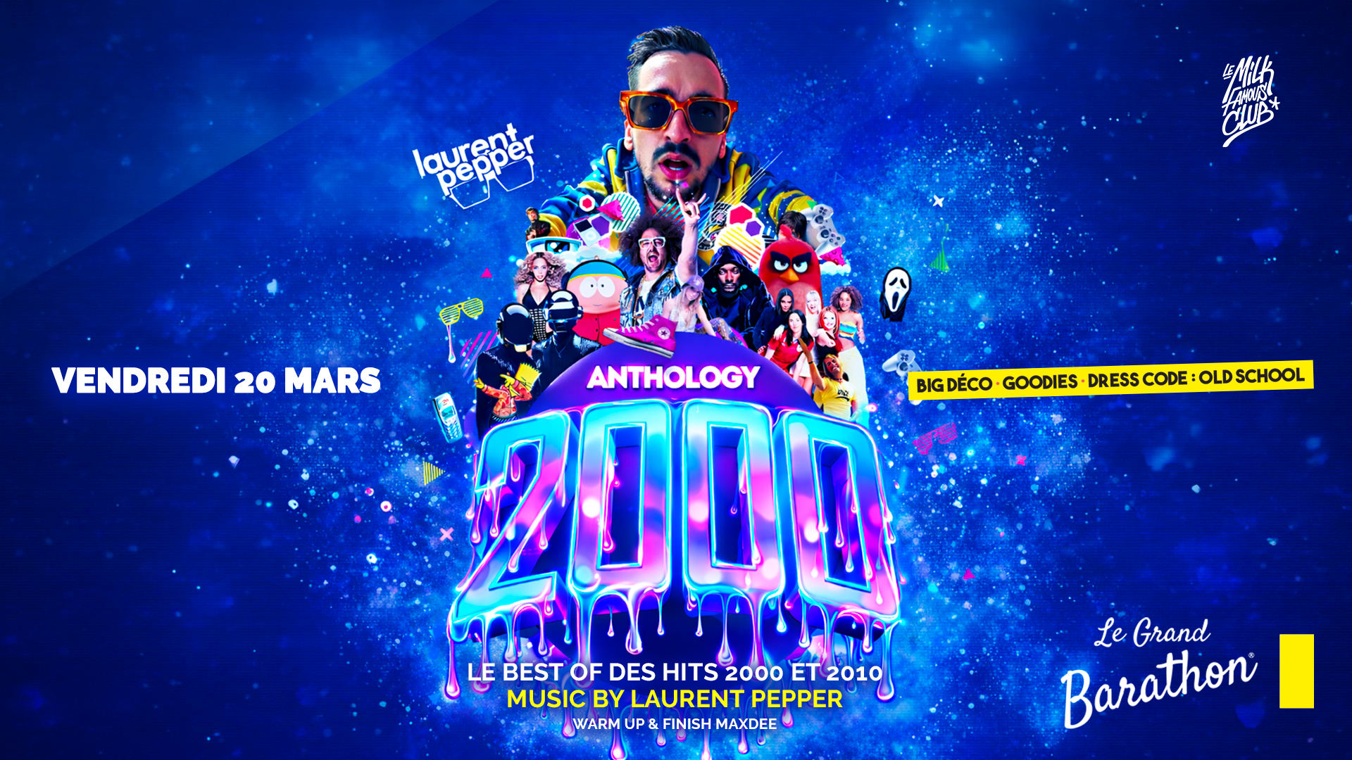 Jeu 19 Mars - Anthology 2000 W/ Laurent Pepper Cover