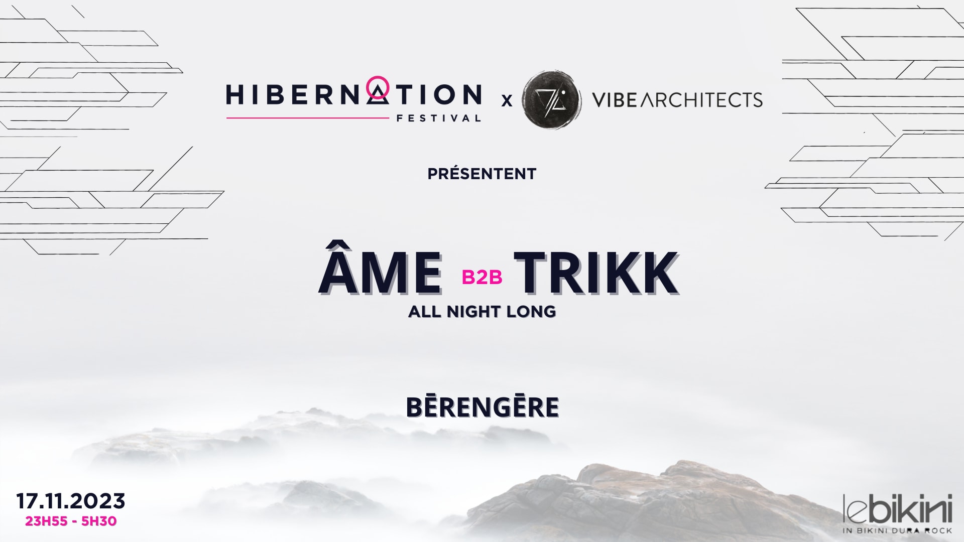 Hibernation X Vibe Architects : Âme B2b Trikk All Night Long Cover