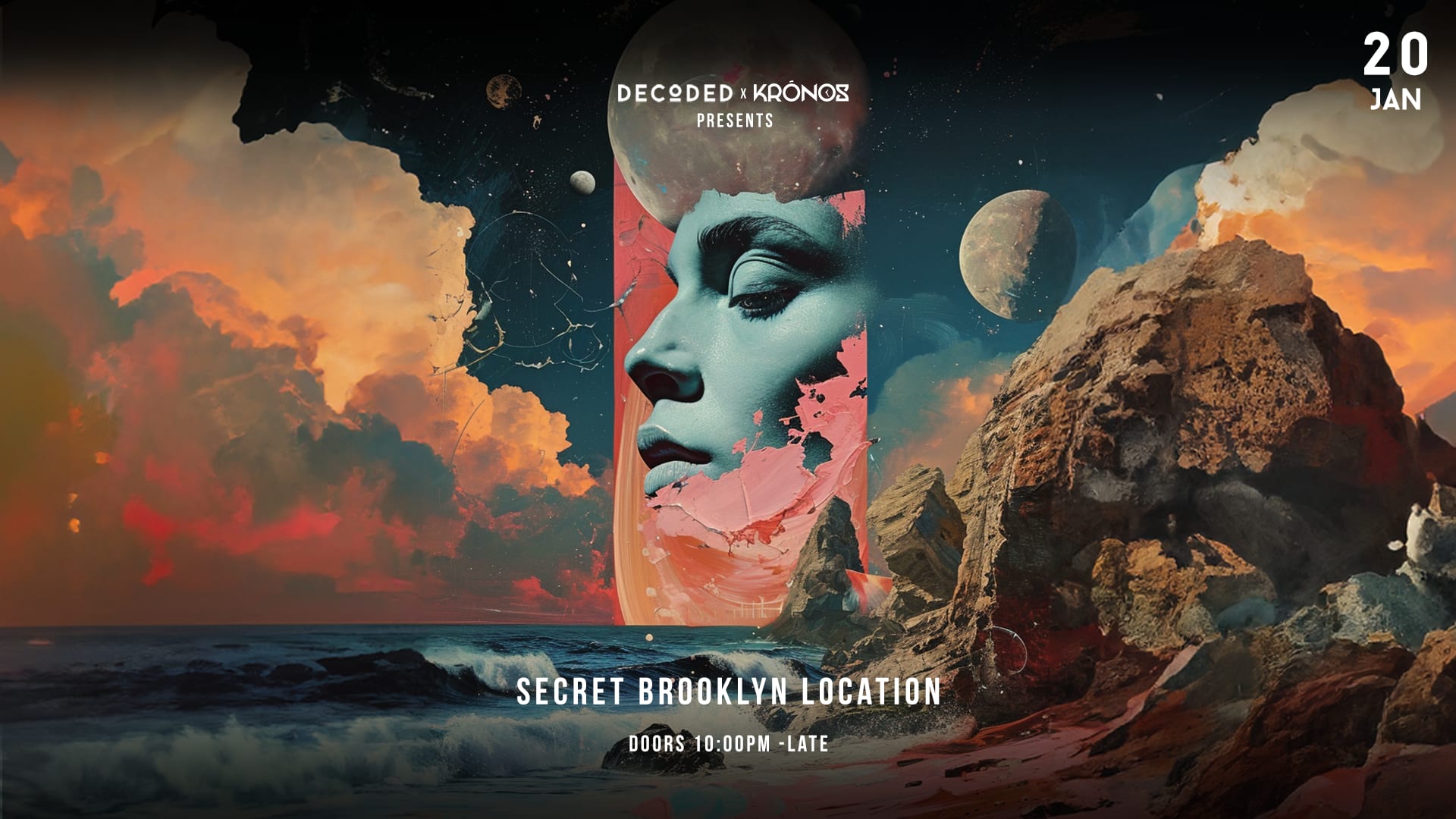Decoded X Kronos @ Secret Brooklyn Location Cover