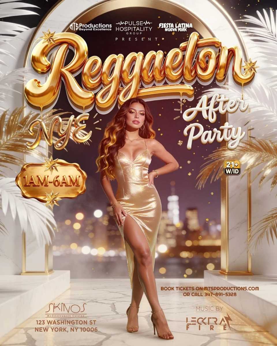 Skinos Nyc New Year’S Eve Reggaeton After Party 2026 Cover
