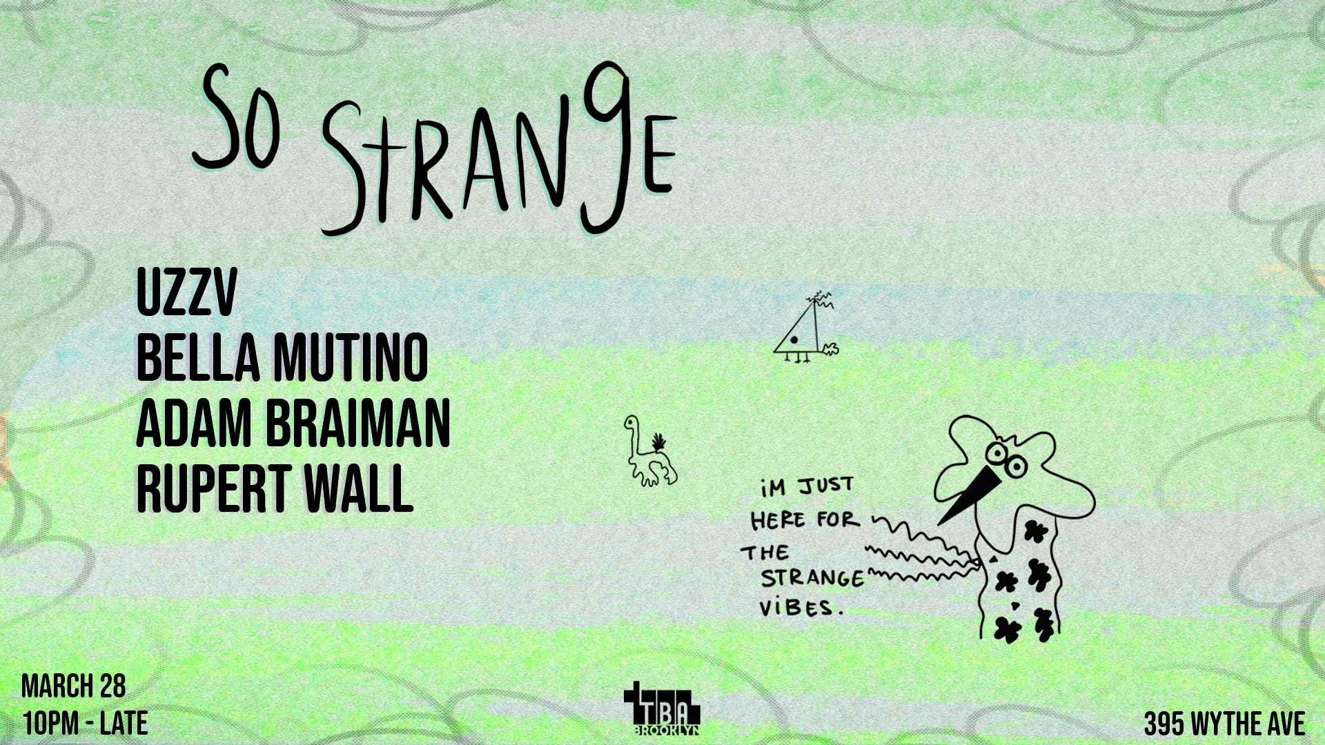 So Strange: Uzzv, Bella Mutino, Rupert Wall, Adam Braiman Cover