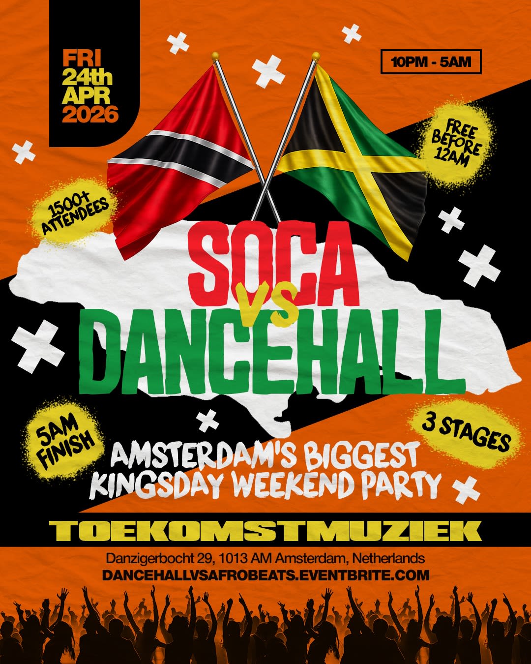 Soca Vs Dancehall Kingsday Weekend Cover