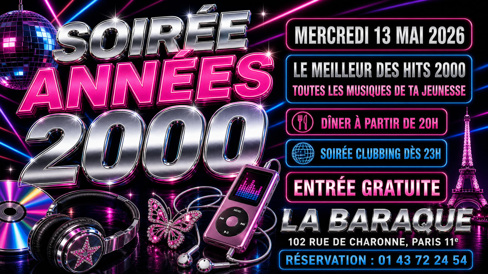 Back To 2000 @ La Baraque Cover