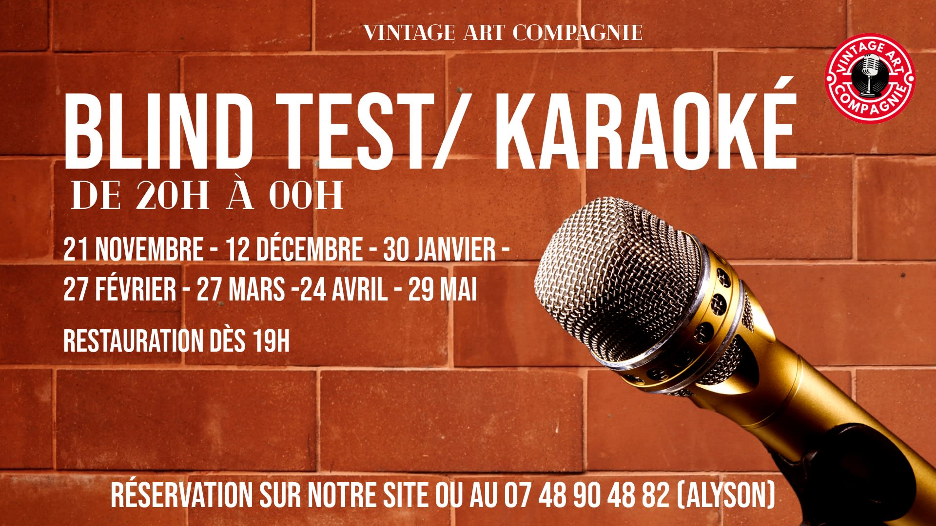 Soirée Blind Test/Karaoké Cover