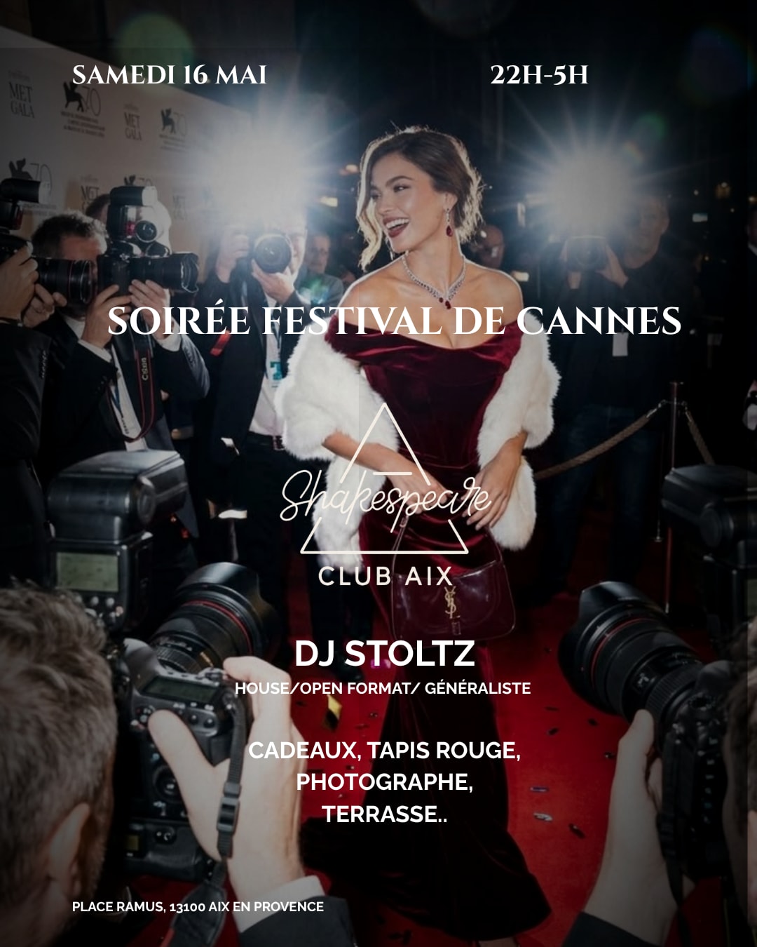 Soirée Festival De Cannes - Shakespeare Cover