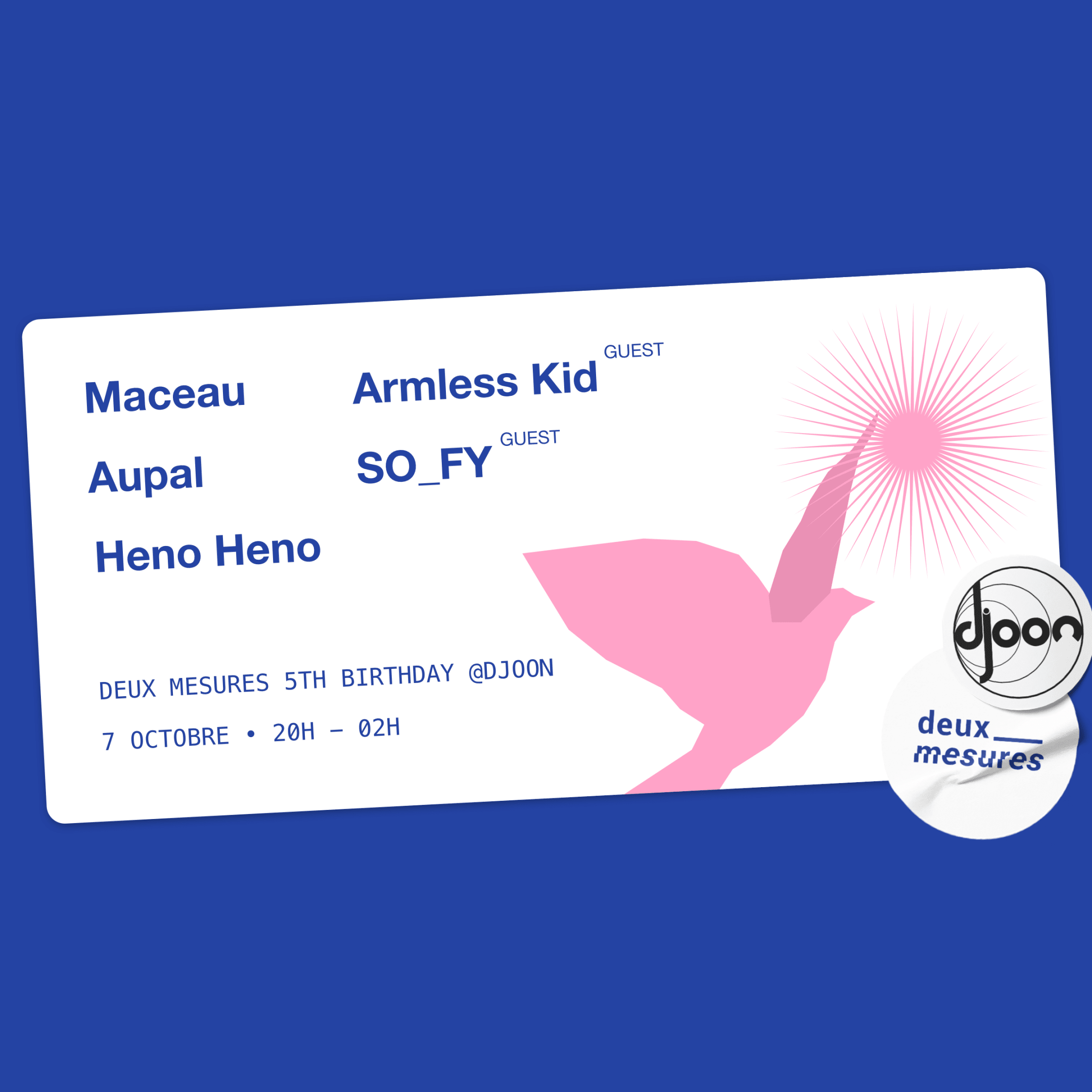 Djoon: Deux Mesures 5 Years - Armless Kid, Maceau, So_Fy, Aupal... Cover