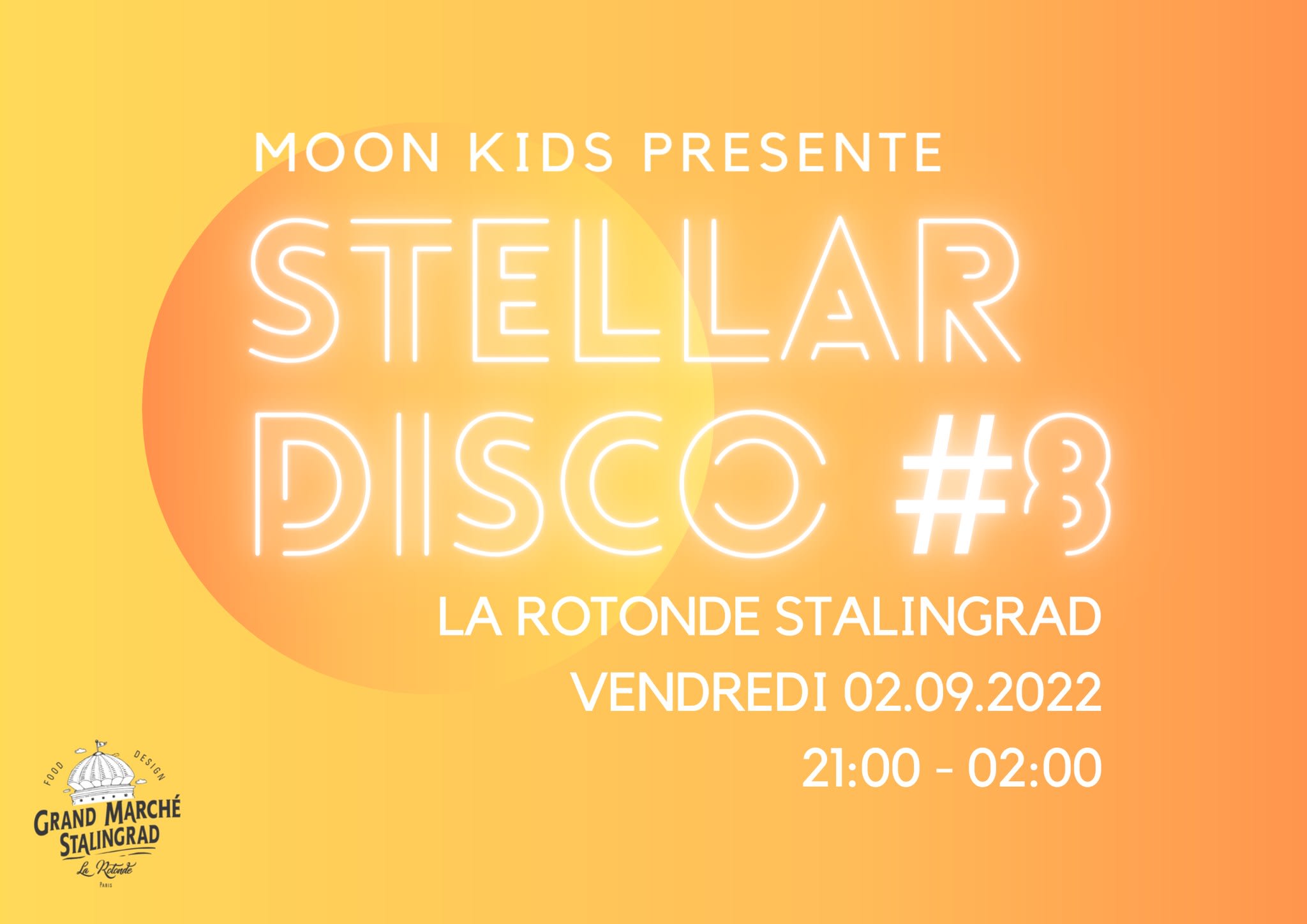Stellar Disco #8 - Moon Kids @La Rotonde Stalingrad Cover